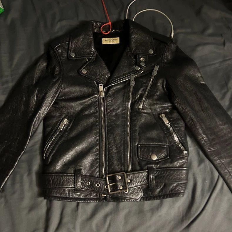 Saint Laurent Paris Saint Laurent Leather Biker Jacket-2506 Size US M / EU 48-50 / 2 - 1 Thumbnail
