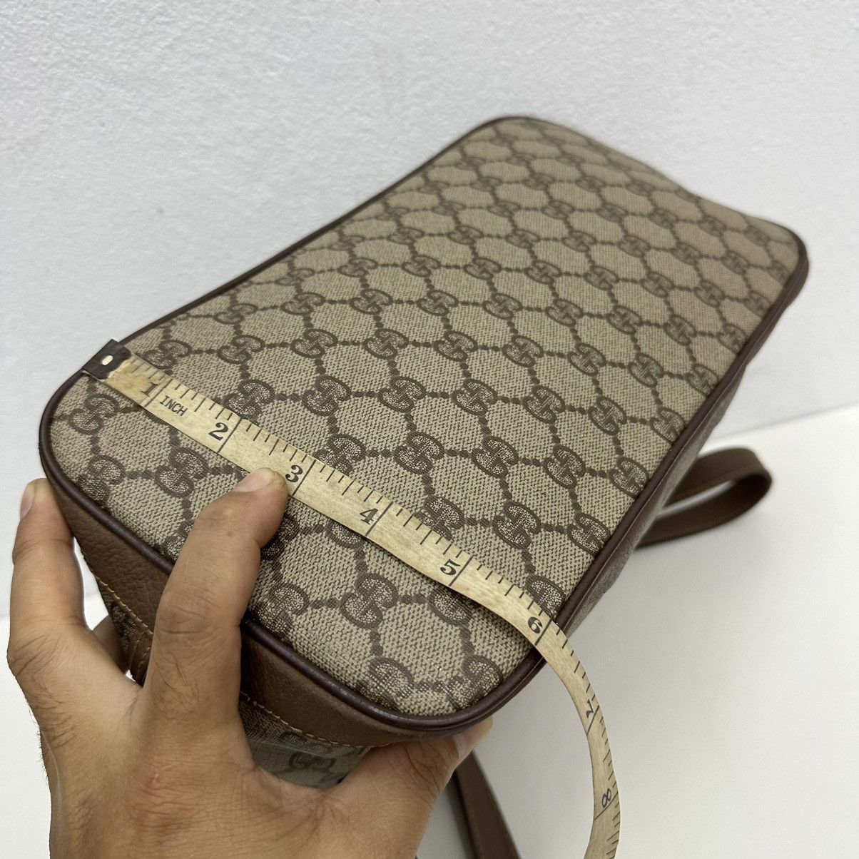 Vintage ‼️YES‼️ AUTHENTIC VINTAGE GUCCI CLASSIC MONOGRAM DONE BAG Size ONE SIZE - 18 Thumbnail