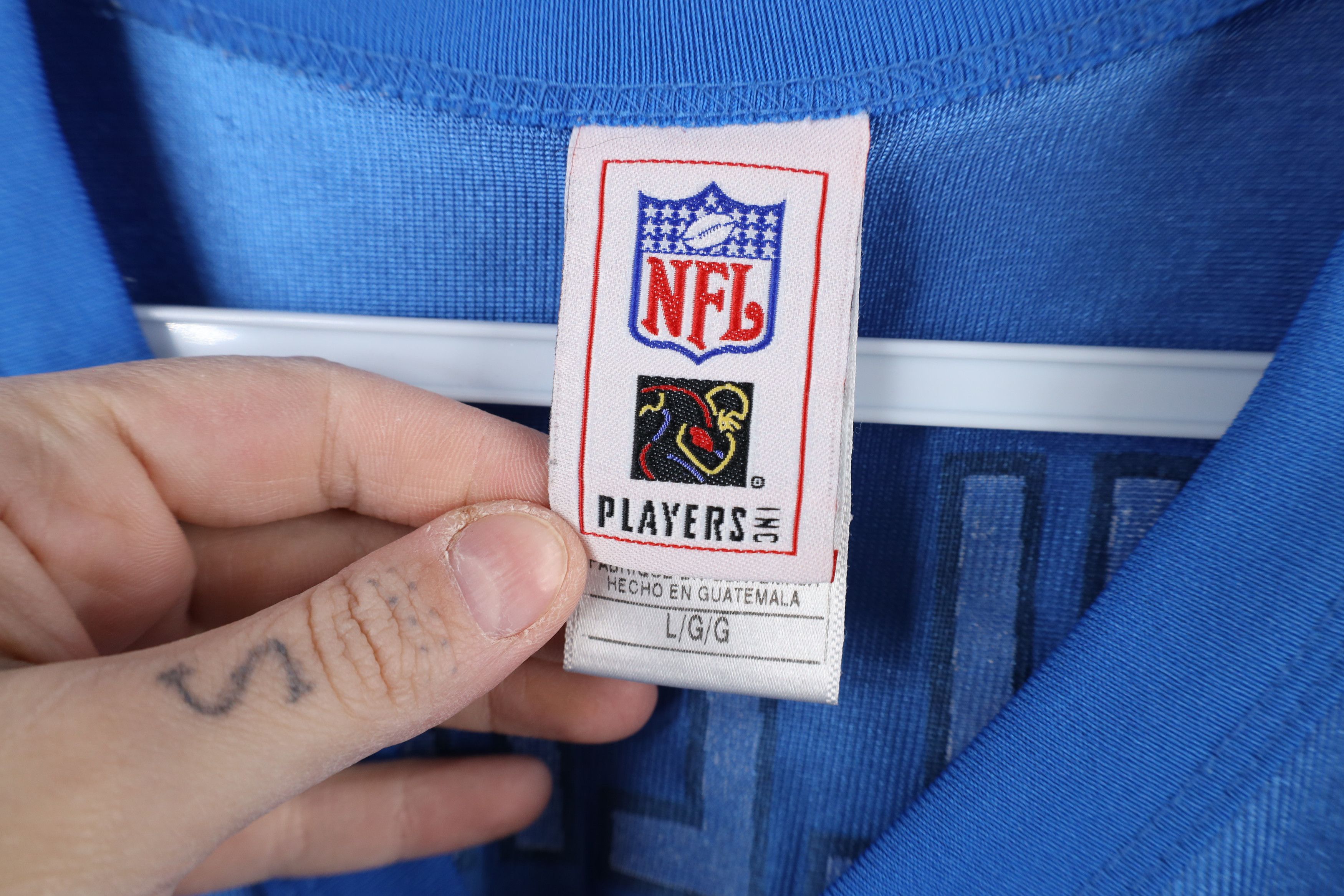Vintage Vintage Y2K NFL Roy Williams Detroit Lions Football Jersey Size US L / EU 52-54 / 3 - 9 Thumbnail