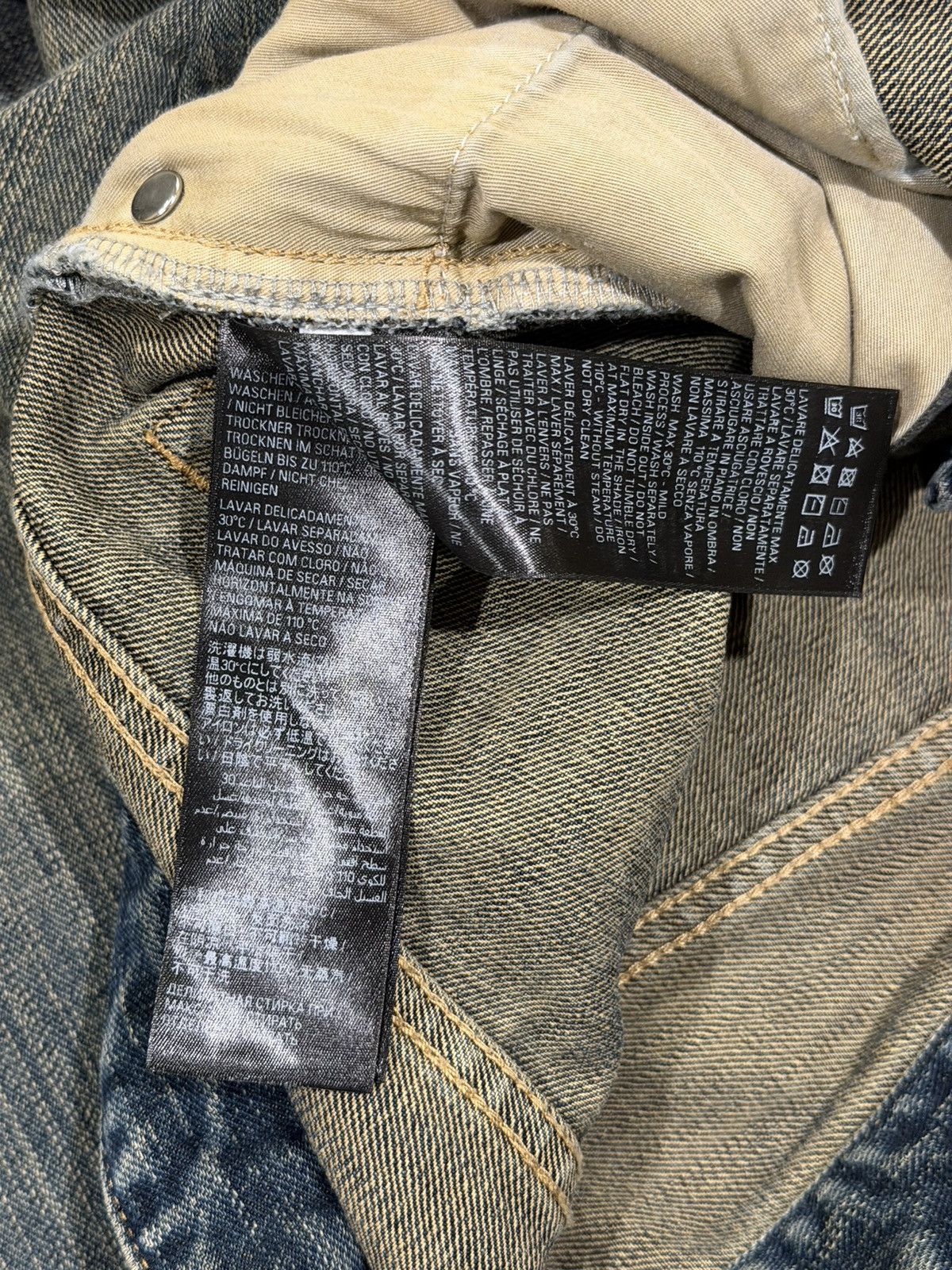 Balenciaga Balenciaga Demna Bootcut Flared 2023 Stone Wash Denim Jeans Size US 34 / EU 50 - 14 Thumbnail