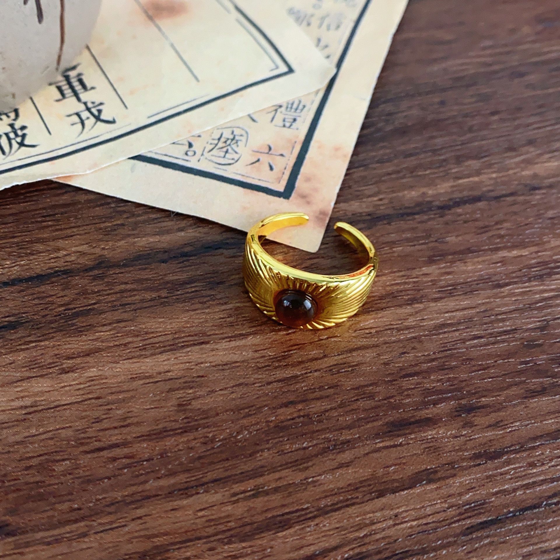 Jewelry Vintage Jewelry Rings Open Size Chrome Ring (Size 7-13) Size ONE SIZE - 4 Thumbnail