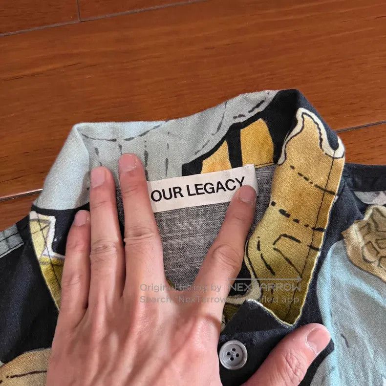 Our Legacy Our Legacy Sunflower Print Short Sleeve Shirt Size US S / EU 44-46 / 1 - 4 Thumbnail