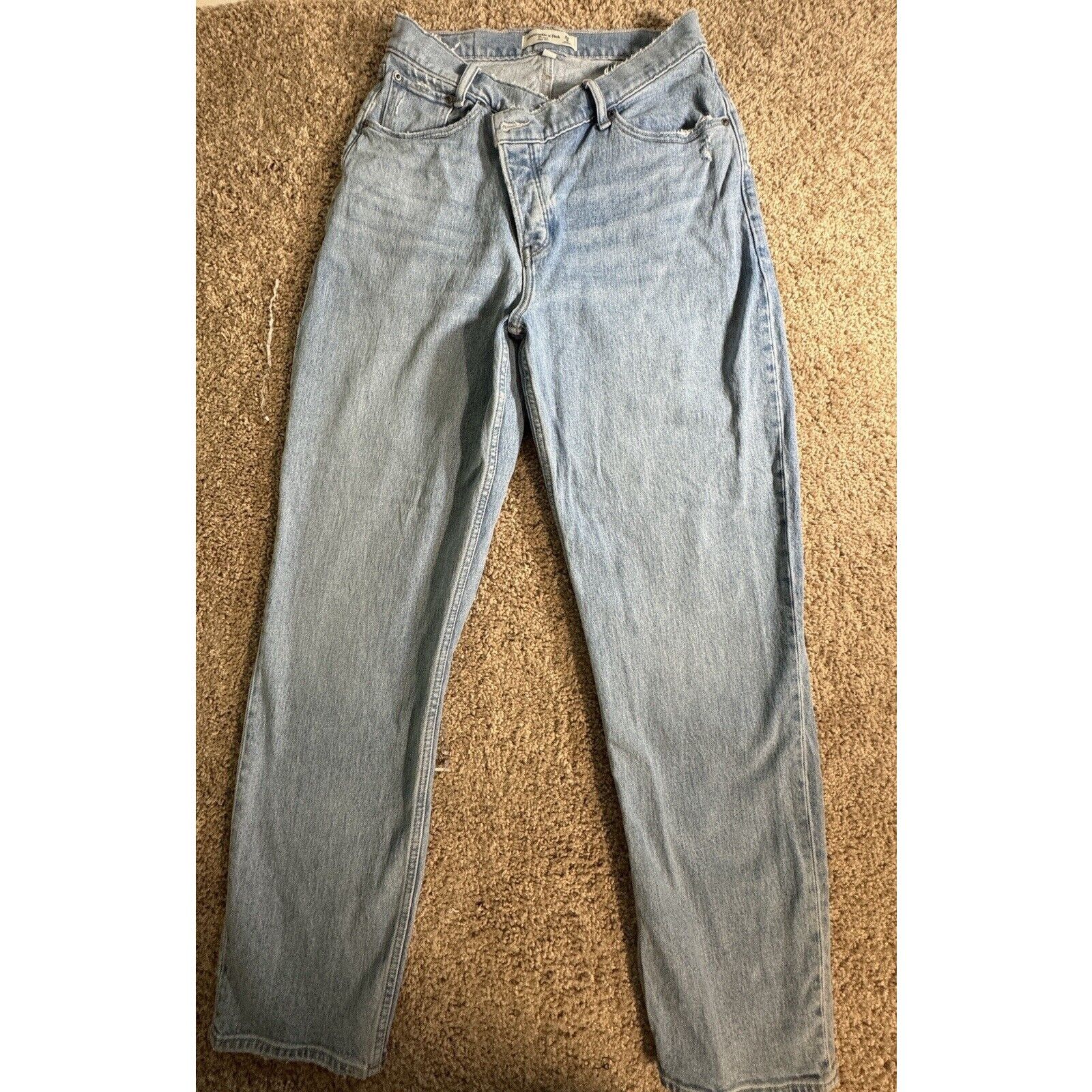Abercrombie & Fitch Abercrombie and Fitch The Dad High Rise Curve Love Size 29" - 4 Thumbnail