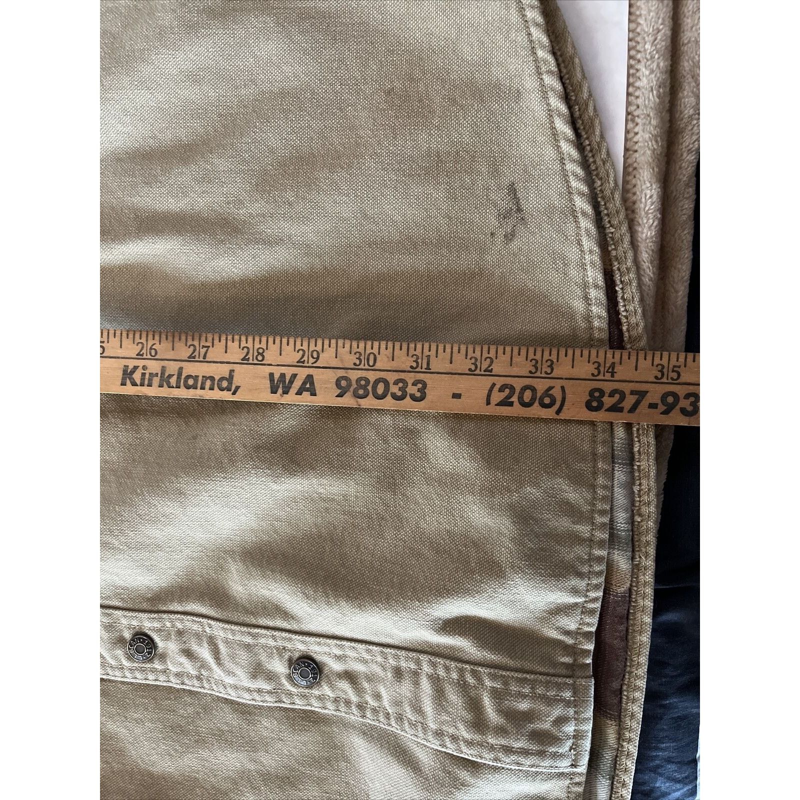 L.L. Bean LL Bean Vintage Men’s XXLT Brown Canvas Snap Shacket Jacket Size US XXL / EU 58 / 5 - 11 Thumbnail