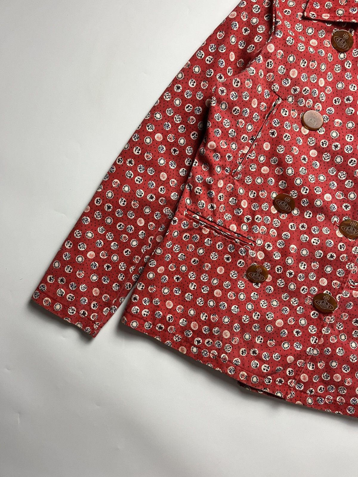 Vivienne Westwood Vivienne Westwood Double-Breasted Red Blazer Size M / US 6-8 / IT 42-44 - 6 Thumbnail