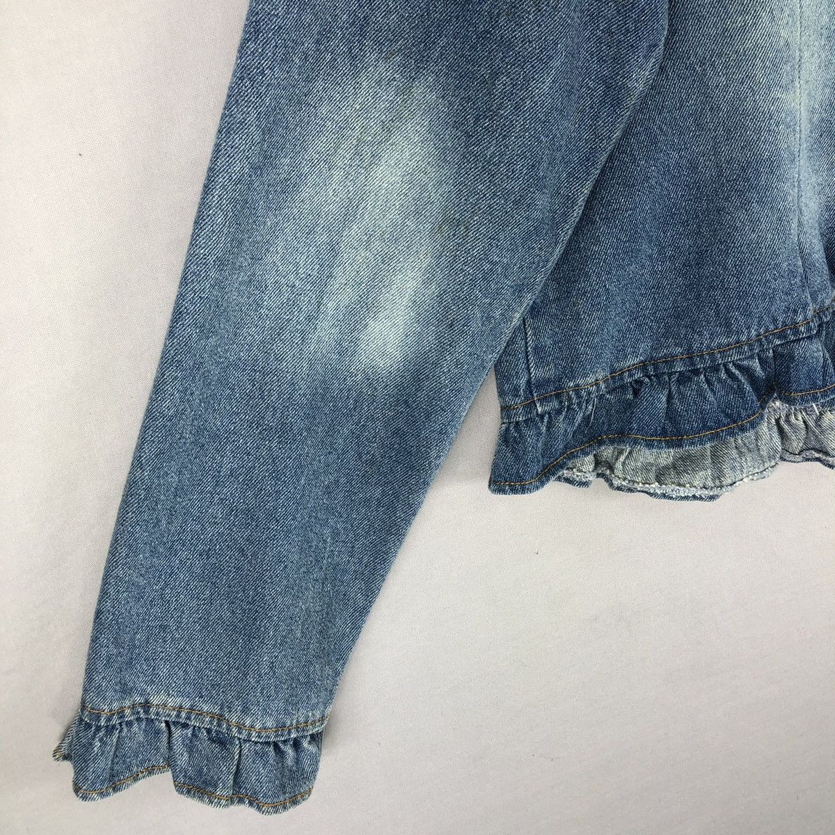 Anime 2015 Hello Kitty x Sorridere Women Denim Jacket Zipper Size XS / US 0-2 / IT 36-38 - 6 Thumbnail
