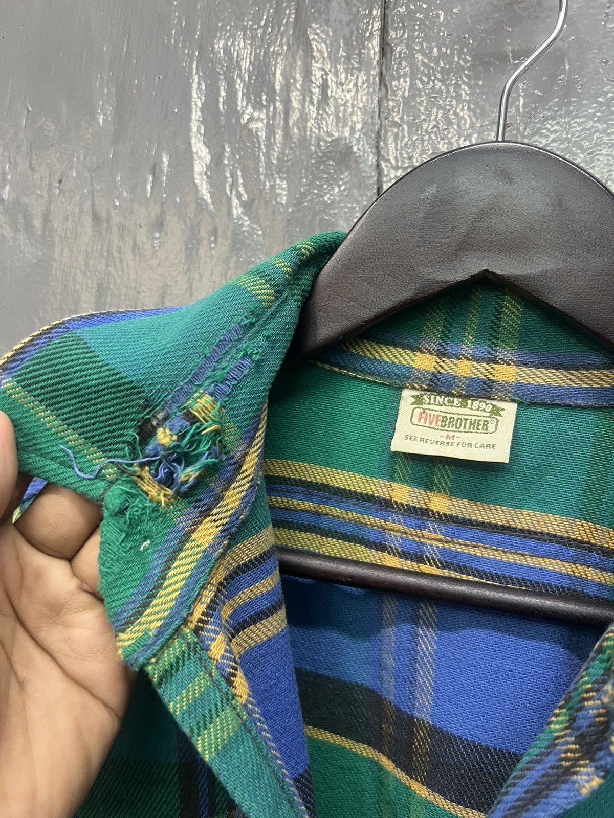 FiveBrother × Flannel × Vintage Vintage Five Brother Flannel Size US M / EU 48-50 / 2 - 6 Thumbnail