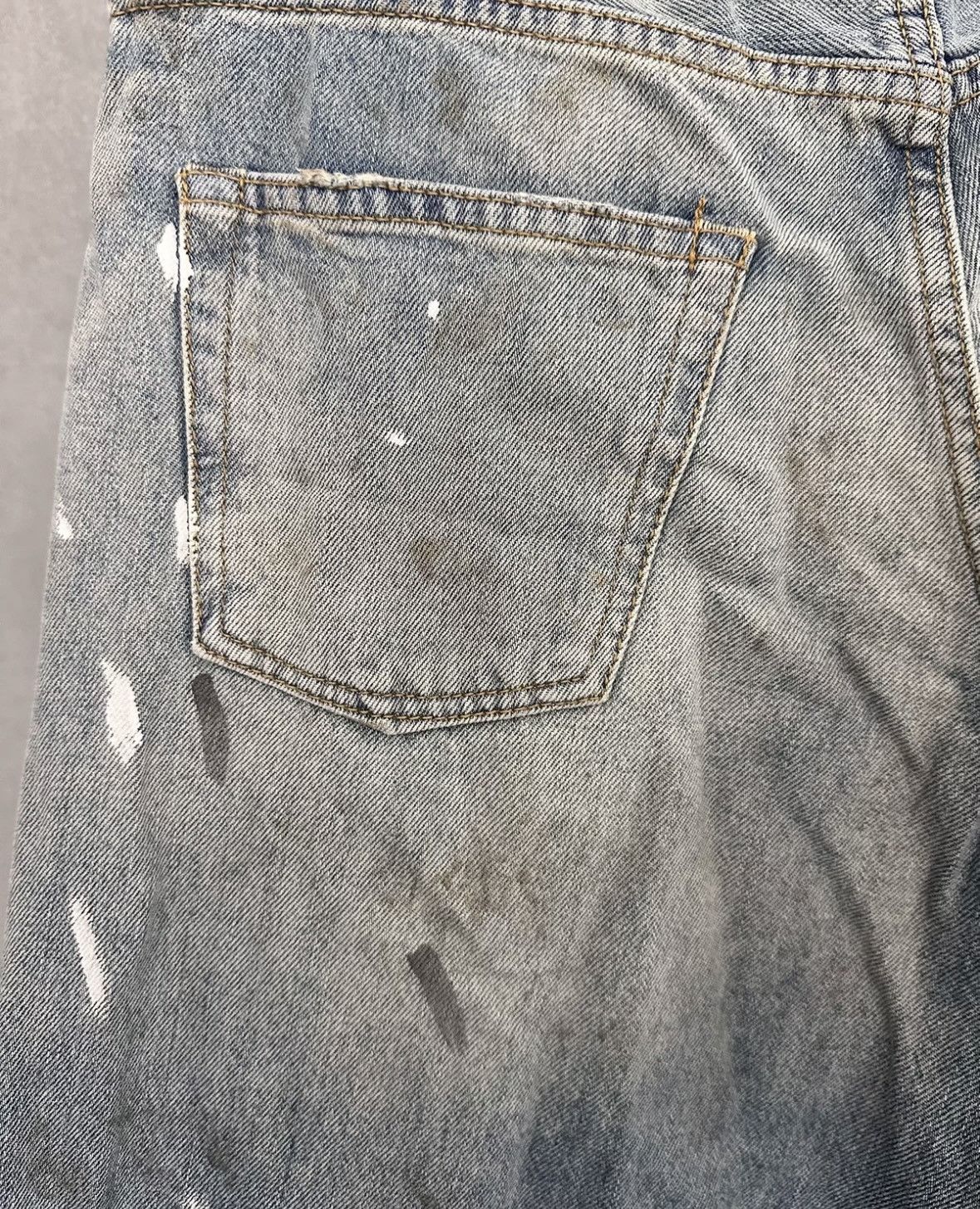 Acne Studios Acne Studios Wide-Leg Distressed Denim Pants-yf Size 24" / US 00 / IT 34 - 5 Thumbnail