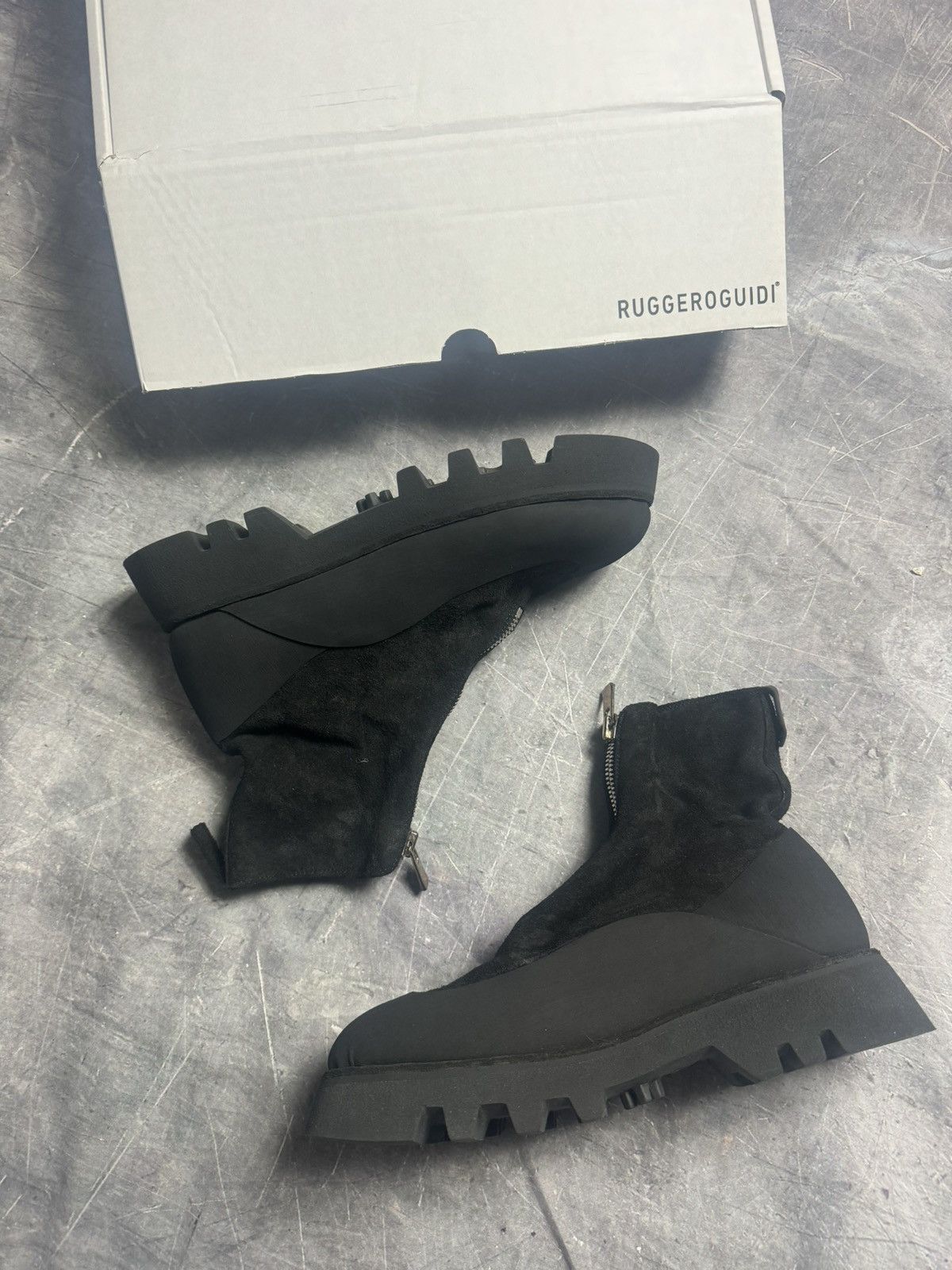 Guidi Guidi ZO06FZV Reverse Horse Suede Zoomorphic Ankle Boot Size US 8 / EU 41 - 2 Thumbnail