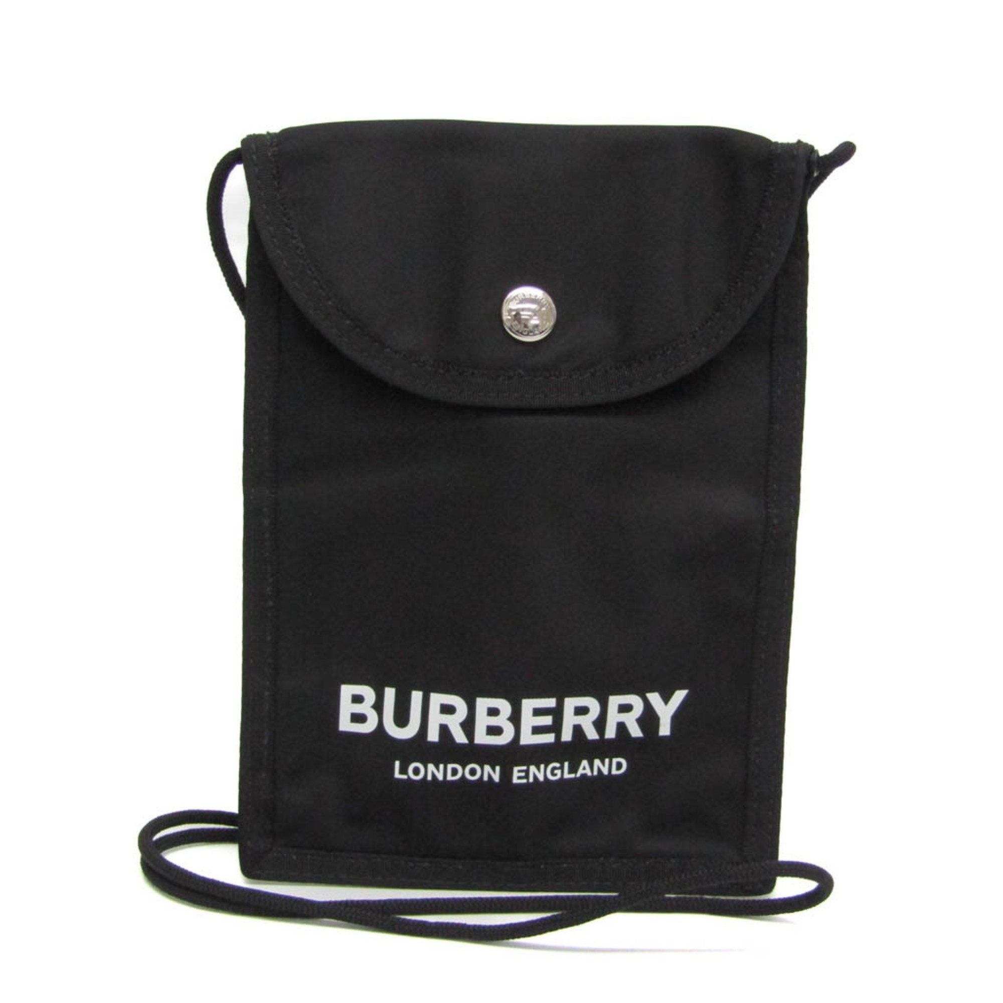 image of Burberry Shoulder Pochette Women's Nylon Shoulder Bag Black