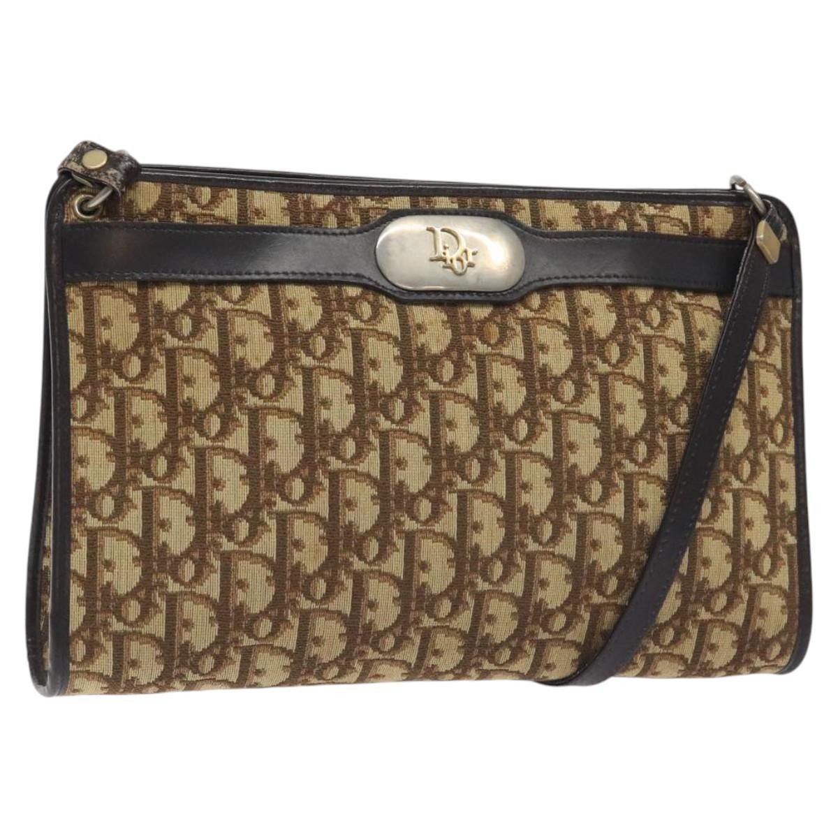 Dior Christian Dior Vintage Trotter Shoulder Bag Canvas Size ONE SIZE - 1 Thumbnail
