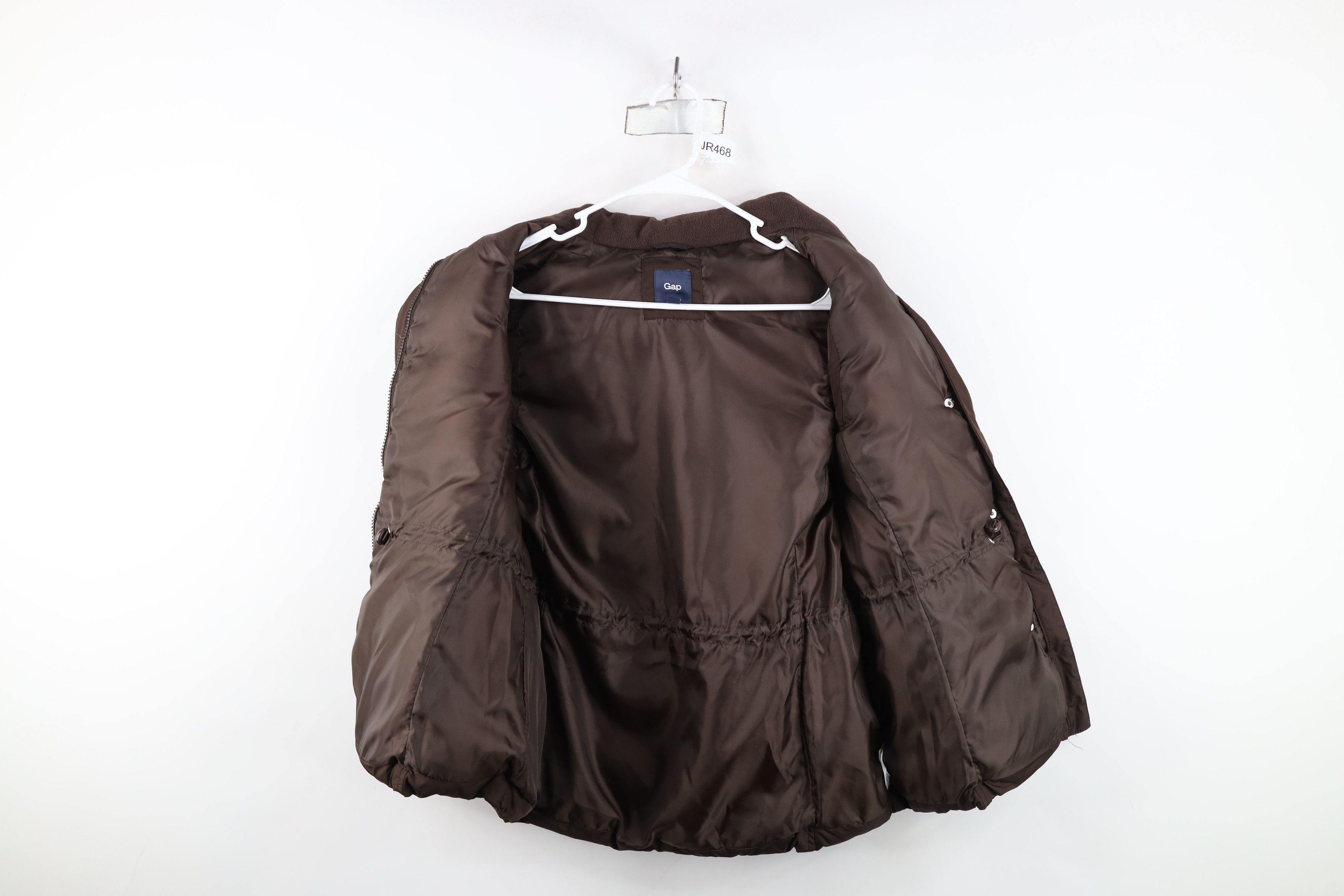 Gap Vintage Y2K Gap Babydoll Blank Puffer Vest Jacket Brown Size L / US 10 / IT 46 - 10 Thumbnail