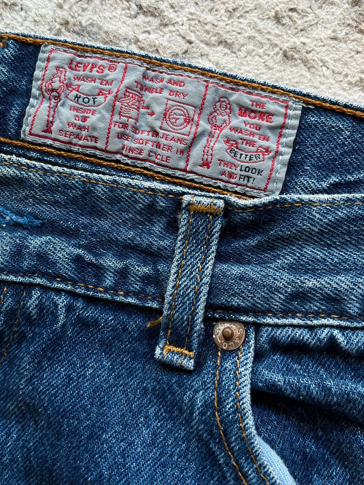 Levi's Levi’s 901 Boyfriends Jeans Sz W 36 L 34 Made in France 1988 Size 36" / US 14 / IT 50 - 4 Thumbnail