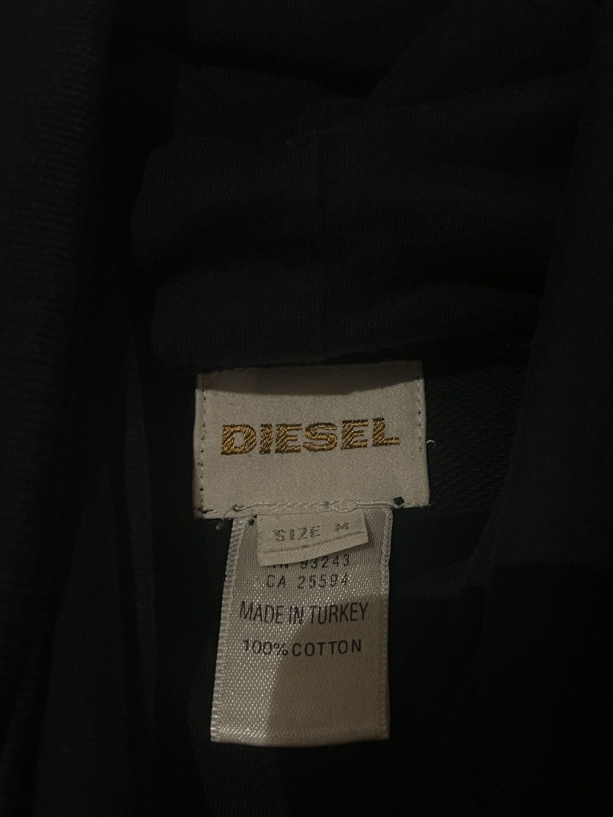 Japanese Brand RARE DIESEL Long Neck Hoodie Size US M / EU 48-50 / 2 - 4 Thumbnail