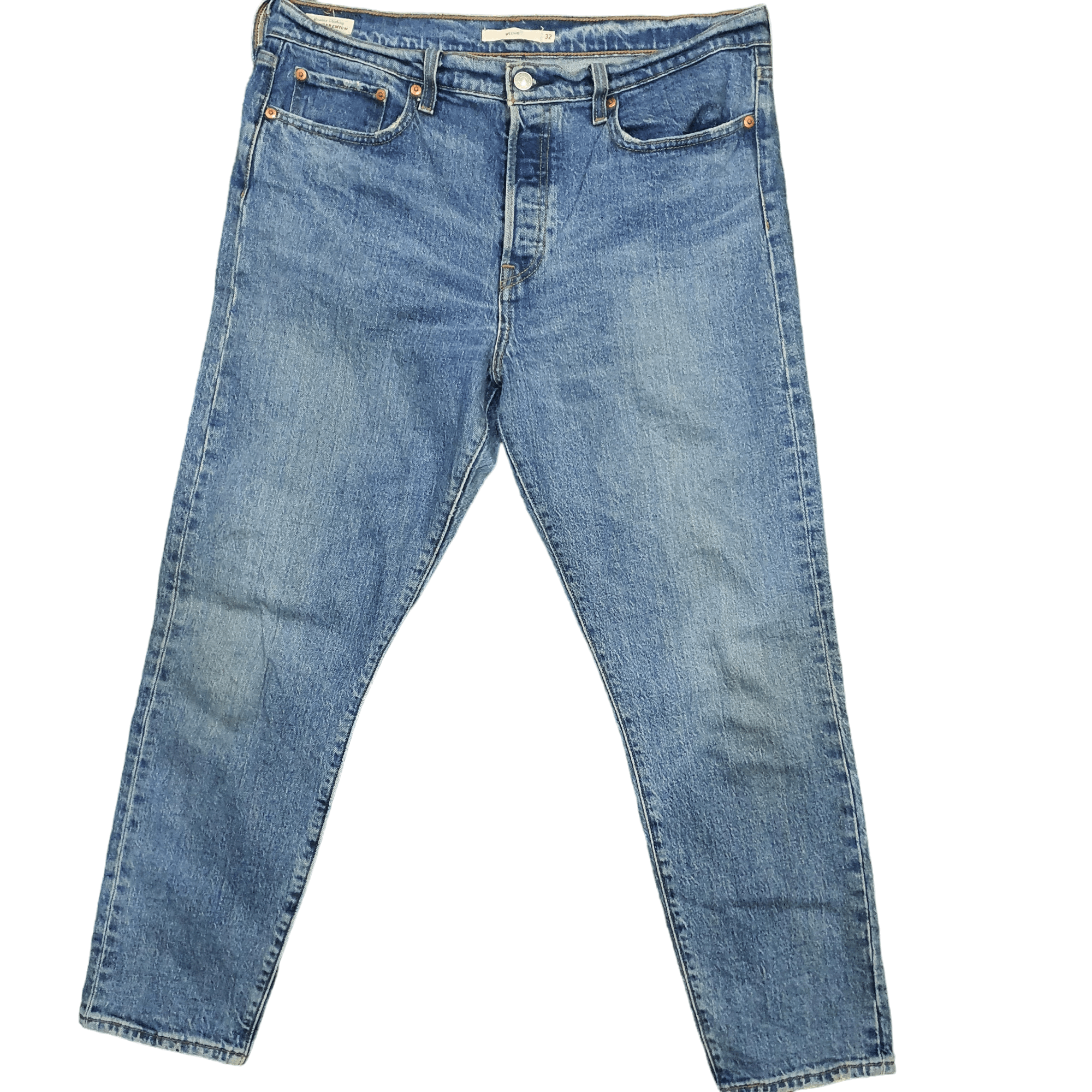 Jean Levi's 501 Original Fit jeans in a light blue wash Size 30" / US 8 / IT 44 - 2 Thumbnail