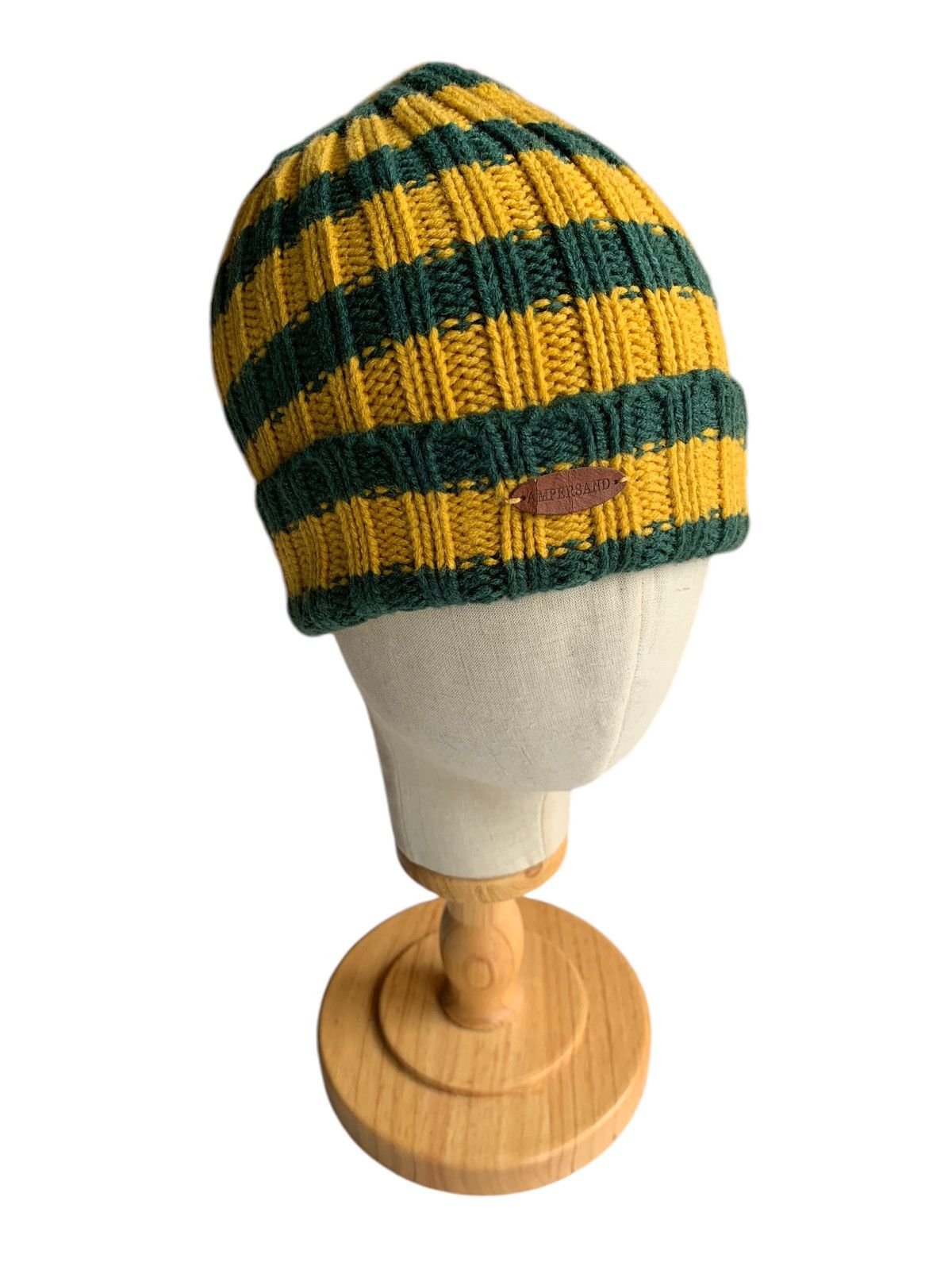 Japanese Brand × Kapital × Vintage Knitted Crochet Stripe Winter Session Beanie Hats Size ONE SIZE - 5 Thumbnail