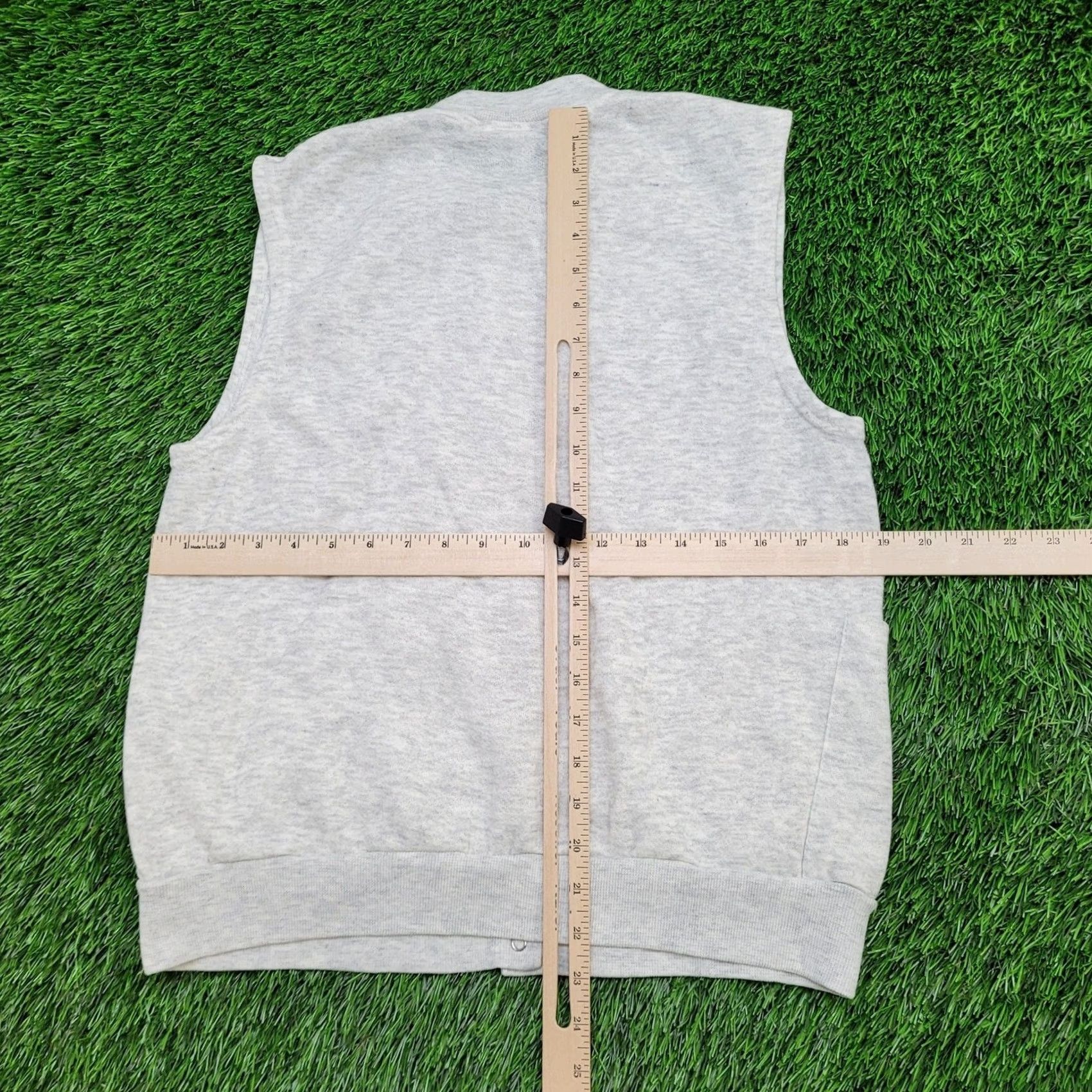 Ocean Pacific VINTAGE Ocean Pacific Snap Vest Women M/L 19x22 Gray USA Shirt Size L / US 10 / IT 46 - 3 Thumbnail