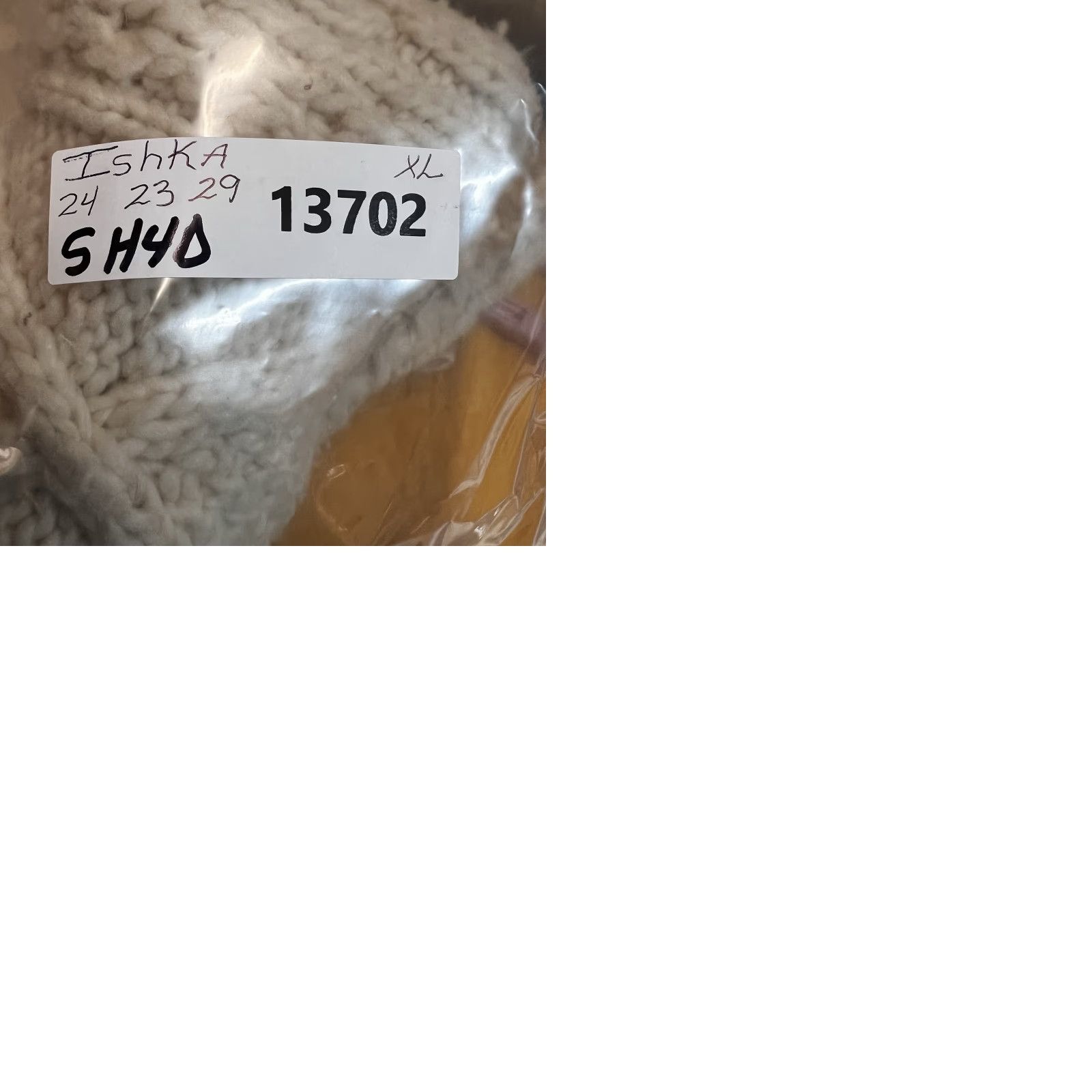 Vintage VINTAGE Ishka 100% Wool Hooded Cardigan Cable Knot Sweater Beige XL Womens Geometric 90s Bohemian Classic Size XL / US 12-14 / IT 48-50 - 9 Thumbnail