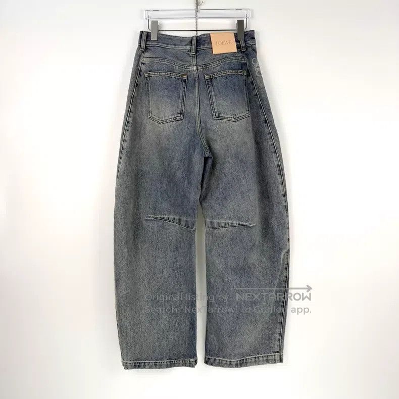 Loewe Loewe Blue Washed Cutlass Denim Pants Size 26" / US 2 / IT 38 - 4 Thumbnail