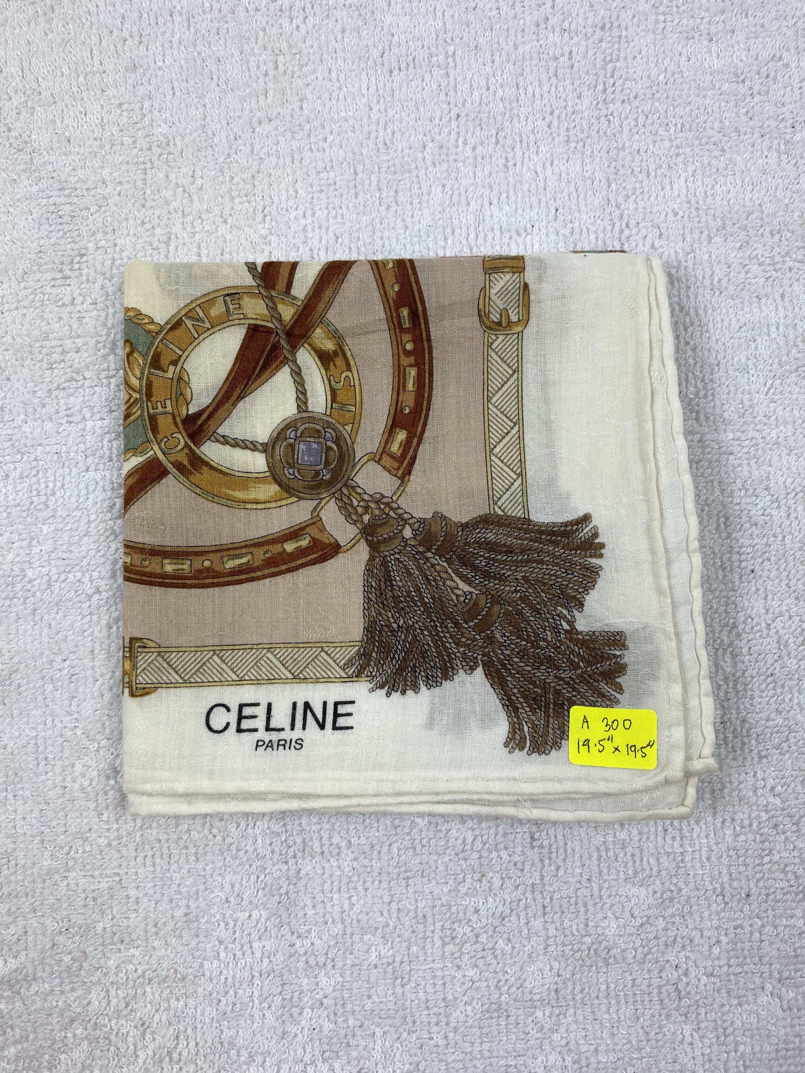 Celine Celine Luxury Handkerchief / Bandana / Neckerchief Size ONE SIZE - 6 Thumbnail
