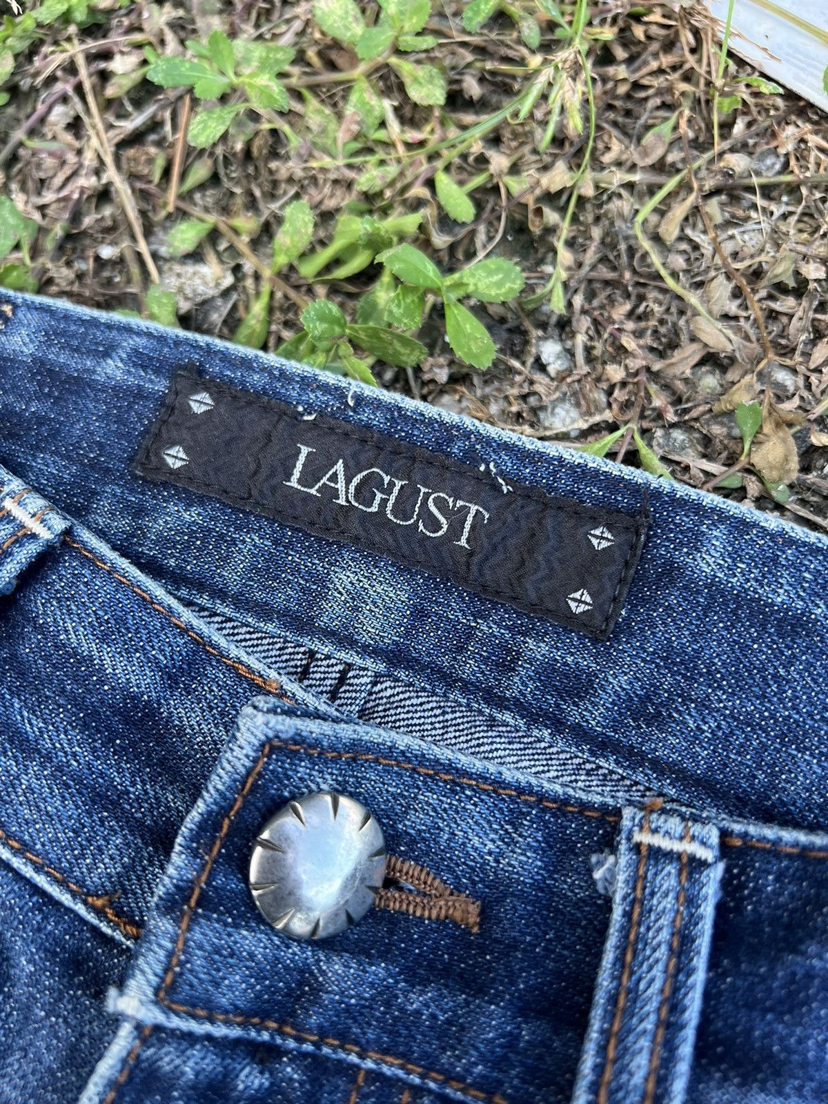 Japanese Brand VTG LAGUST DISTRESSED SELVEDGE JEANS VERY RARE Size US 30 / EU 46 - 16 Thumbnail