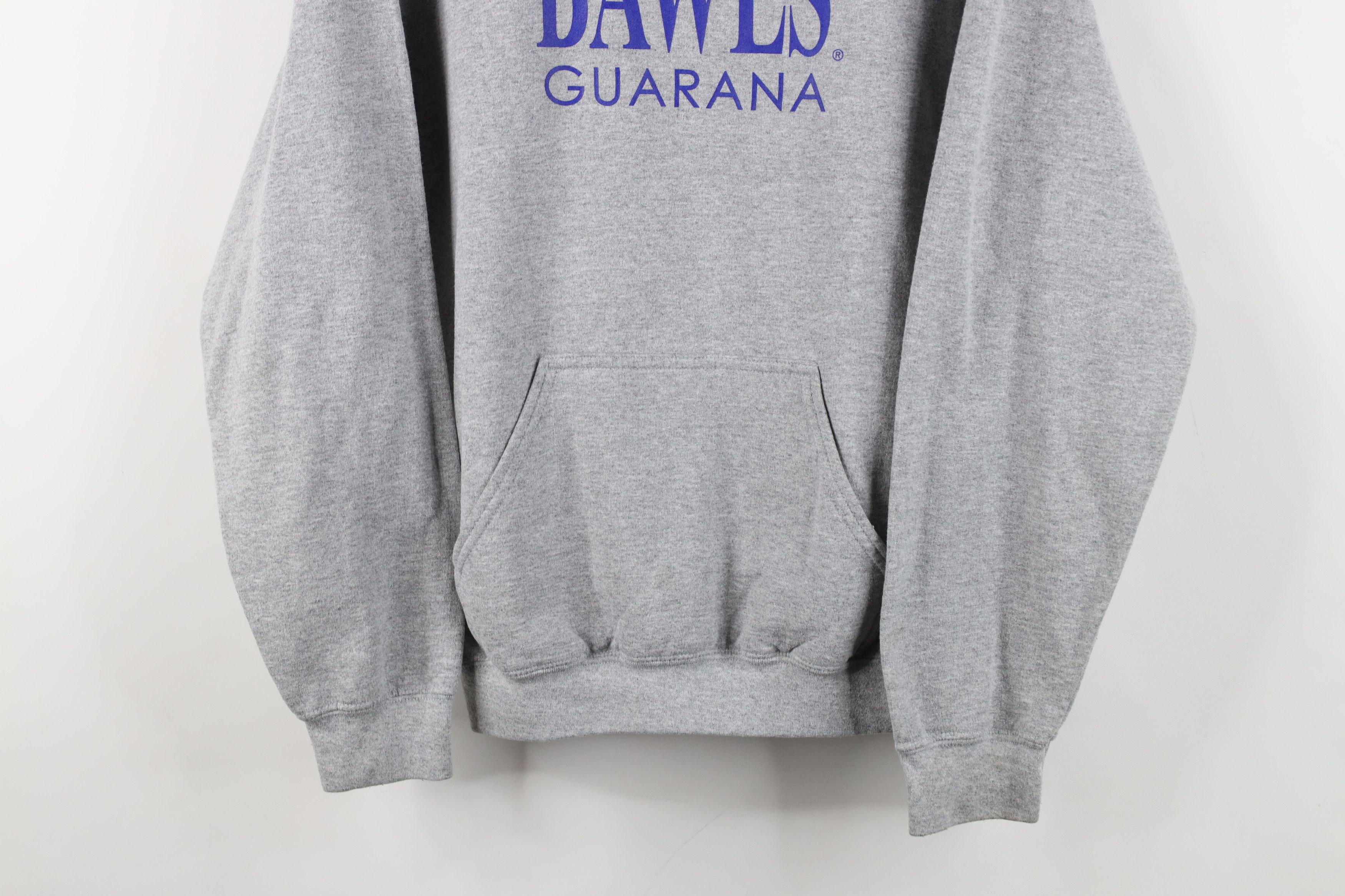Vintage Vintage 90s Y2K Bawls Guarana Energy Drink Hoodie Gray Size US M / EU 48-50 / 2 - 3 Thumbnail