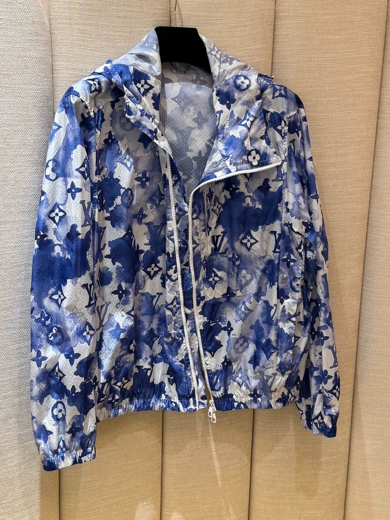 Louis Vuitton louis vuitton Blue ink presbyopic hooded assault jacket Size US M / EU 48-50 / 2 - 1 Thumbnail