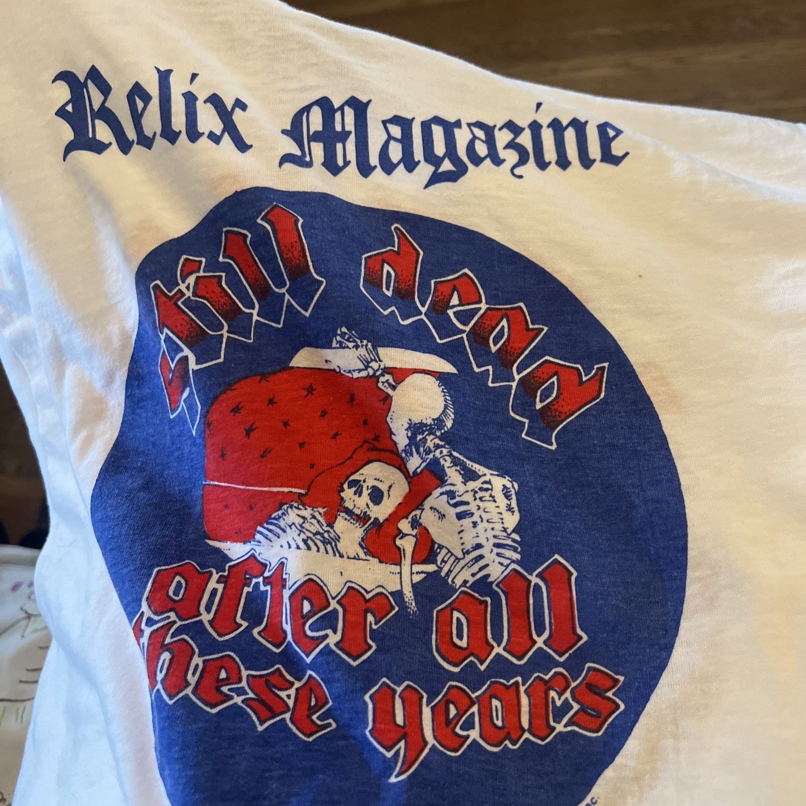 Grateful Dead VINTAGE 70s GRATEFUL DEAD T-SHIRT SHAKEDOWN STREET RELIX MAG Size US M / EU 48-50 / 2 - 2 Thumbnail