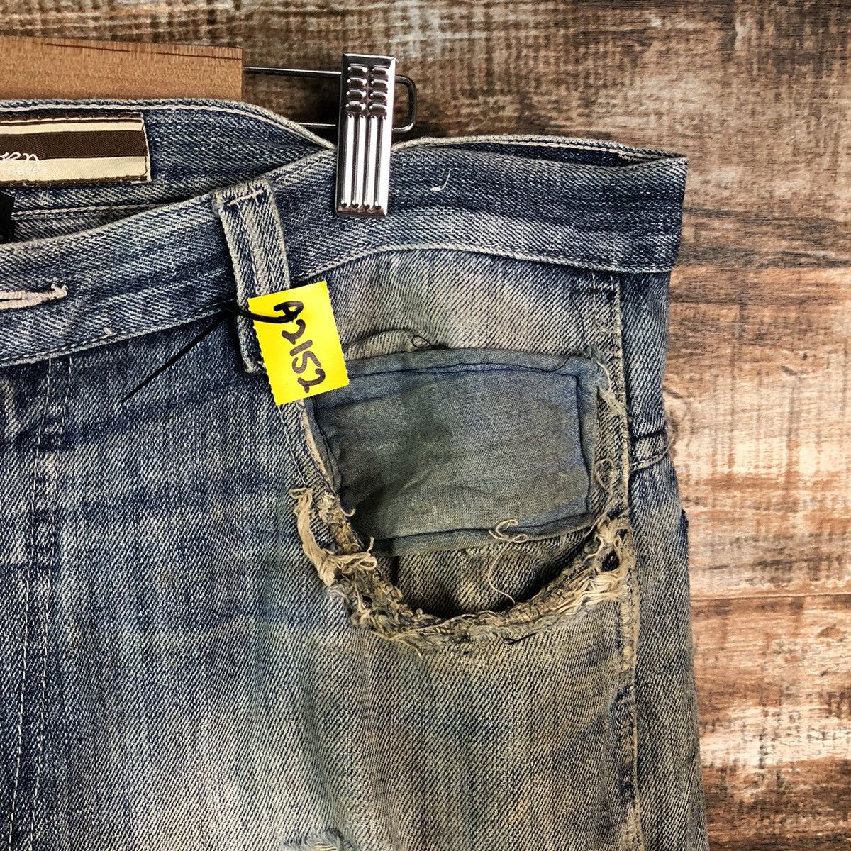 Japanese Brand Lot 29 Blue patchwork Distressed Denim Pants #A2152 Size US 36 / EU 52 - 8 Thumbnail