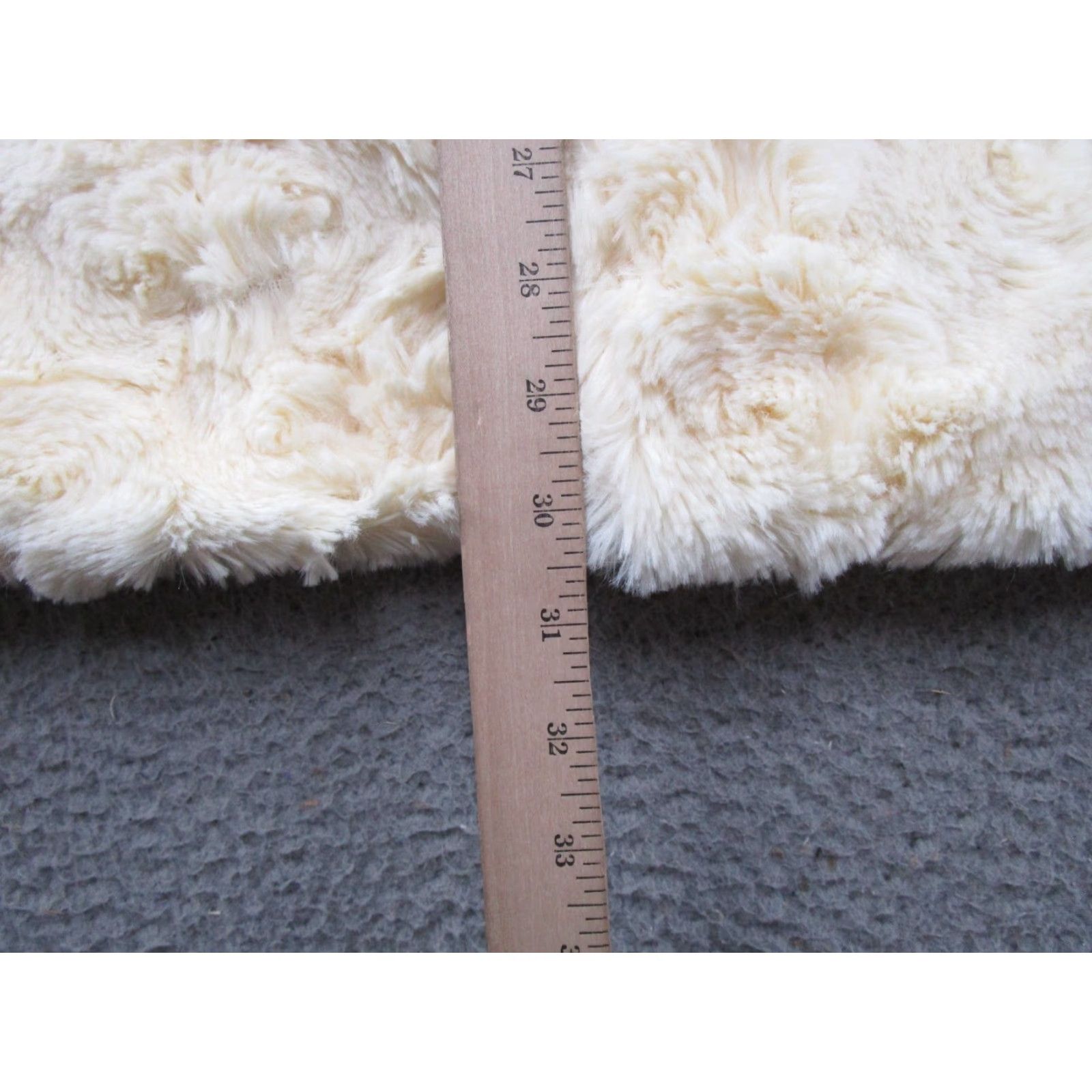 Vintage French Laundry Vest Women’s L Ivory Cream Faux Fur Pockets Open Front Size L / US 10 / IT 46 - 5 Thumbnail