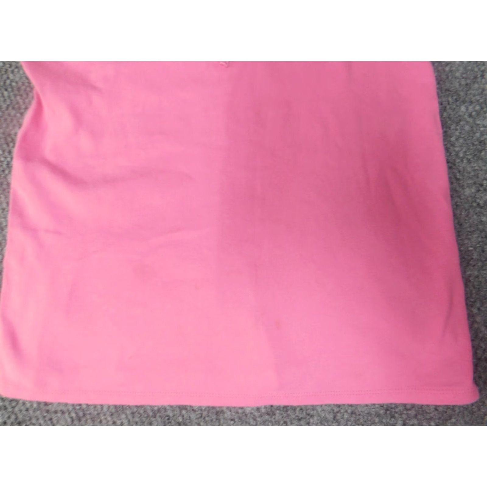 Liz Claiborne Liz Claiborne Womens Blouse L Pink Pullover Casual Everyday Stretch Crew Neck Cotton Rayon Regular Modern Classic Ladies Size L / US 10 / IT 46 - 4 Thumbnail