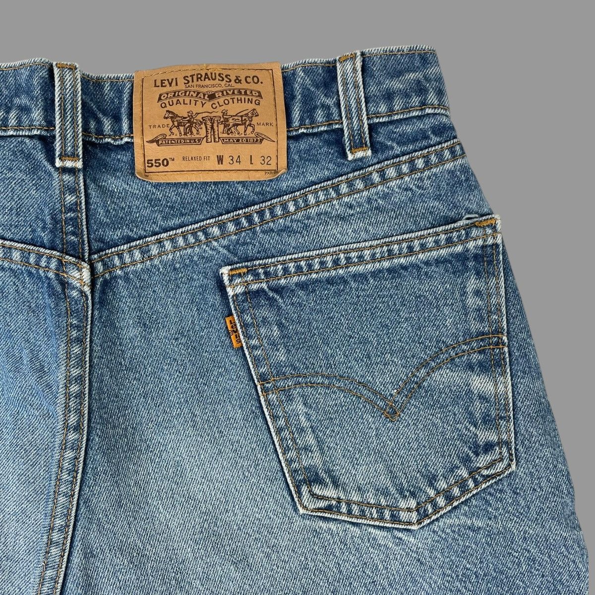 Levi's × Vintage Vintage 90s Levi’s 550 Orange tab denim jeans Size US 32 / EU 48 - 5 Thumbnail