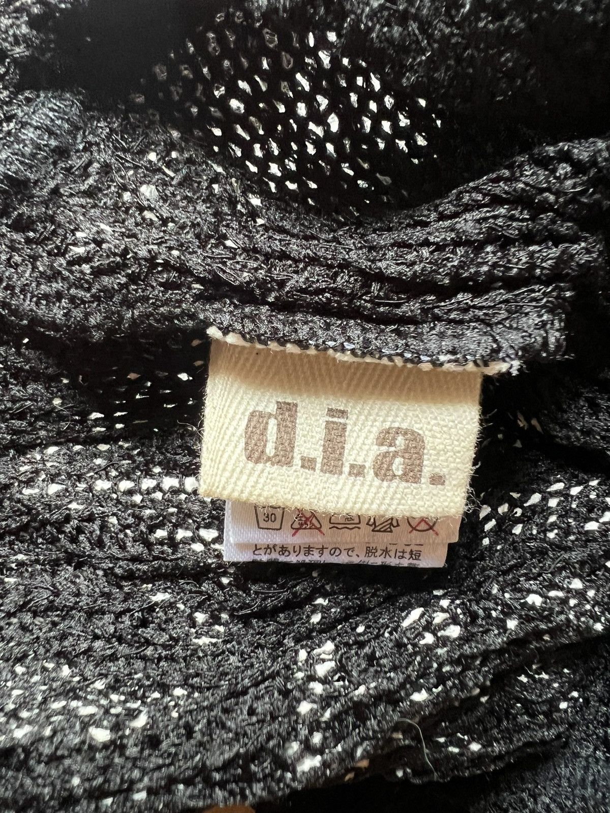 Japanese Brand Rare D.i.a. Specs chain necklace knit top 🖤☠️ Size ONE SIZE - 11 Thumbnail