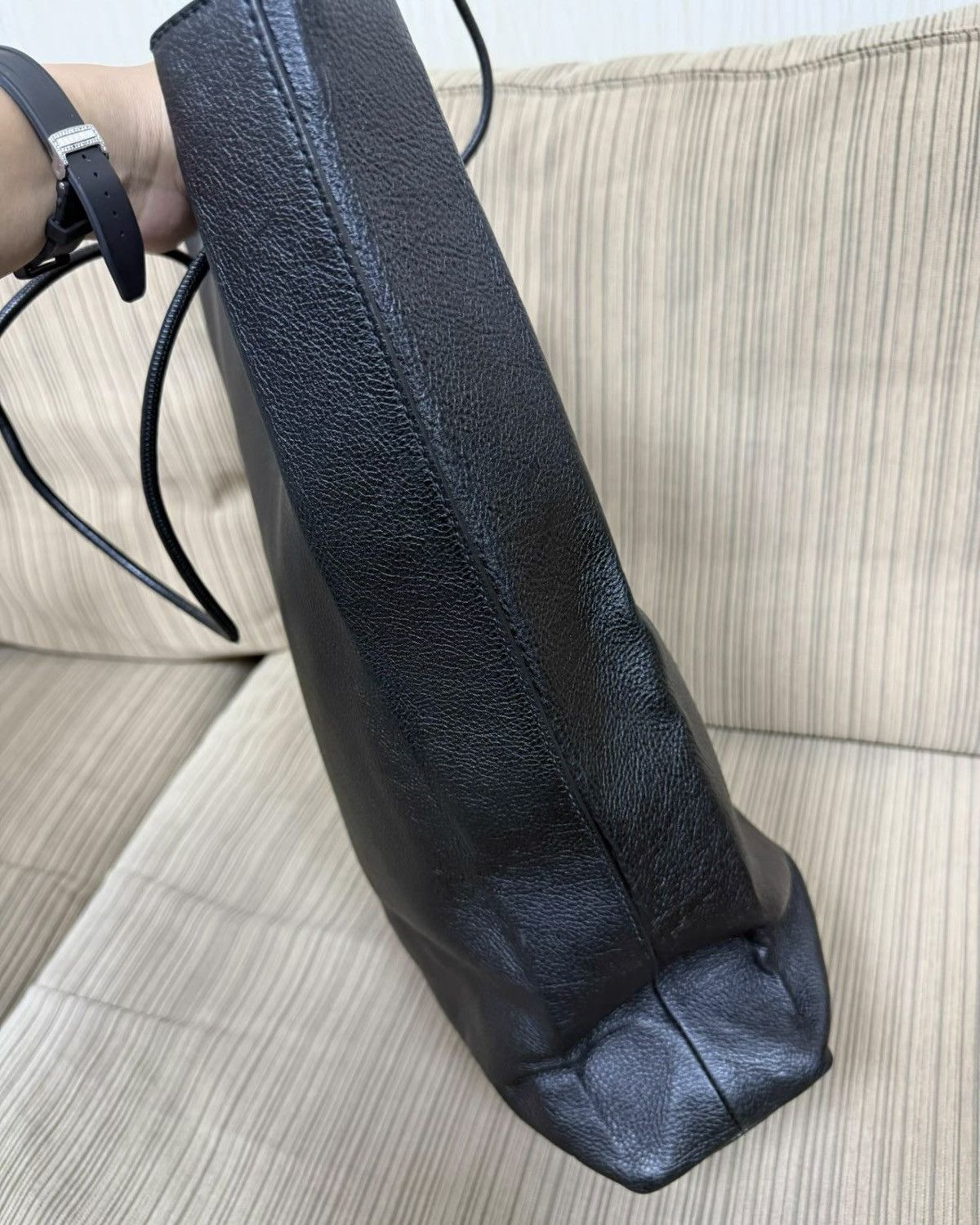 Balenciaga Logo Medium North/South Shopping Tote Size ONE SIZE - 14 Thumbnail