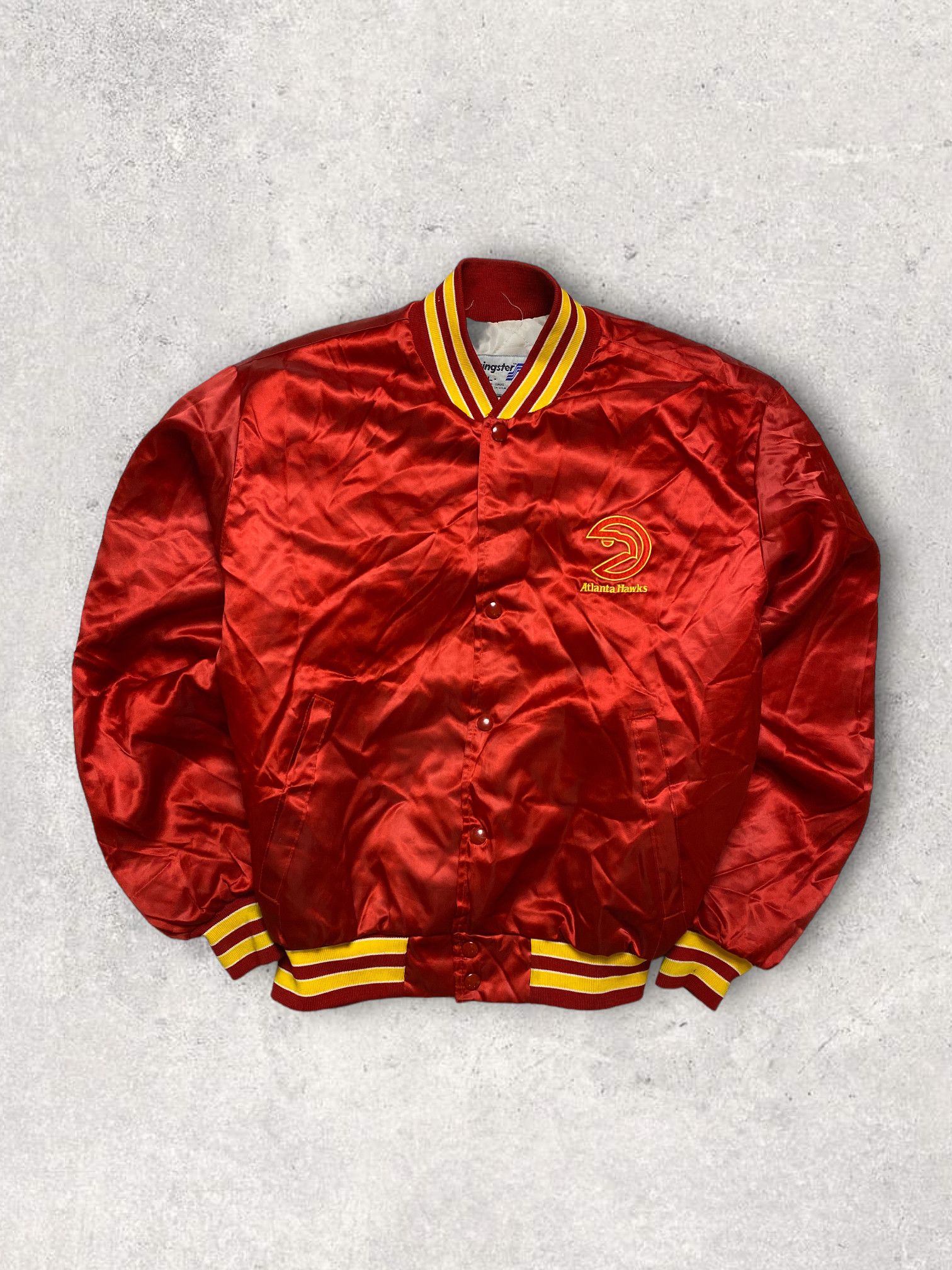 Other Swingster Atlanta Hawks basketball red jacket y2k 90s Size US L / EU 52-54 / 3 - 1 Thumbnail