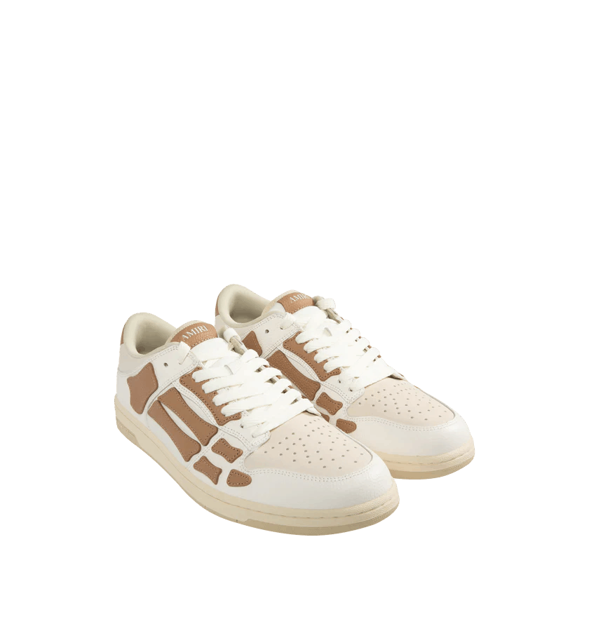 Amiri o1h1sh11225 Skel Top Low Sneaker in Beige Size US 9 / EU 42 - 2 Thumbnail