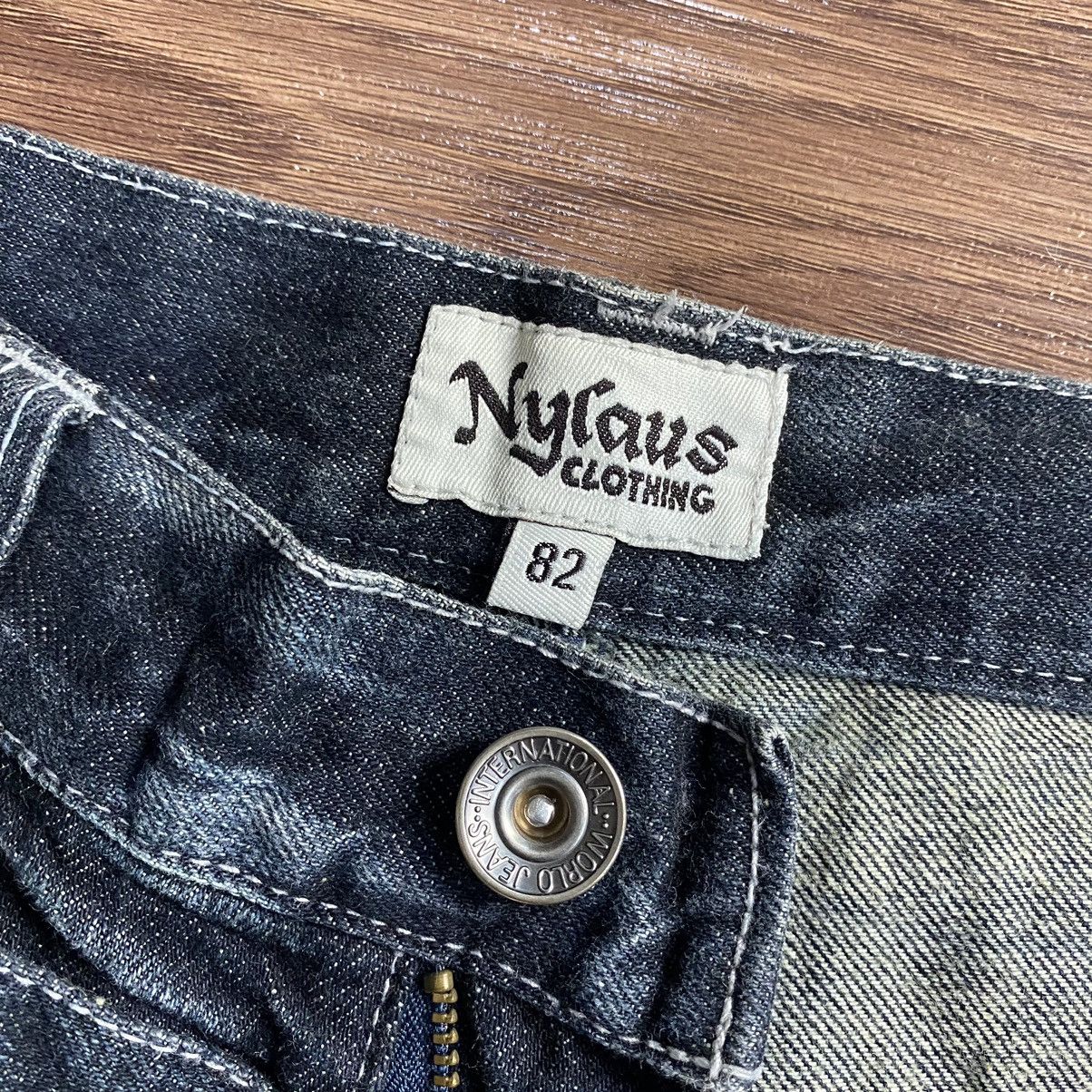 Hysteric Glamour Double Waist Nylaus Thunder Wiskeres Distressed Jeans Size US 31 - 6 Thumbnail