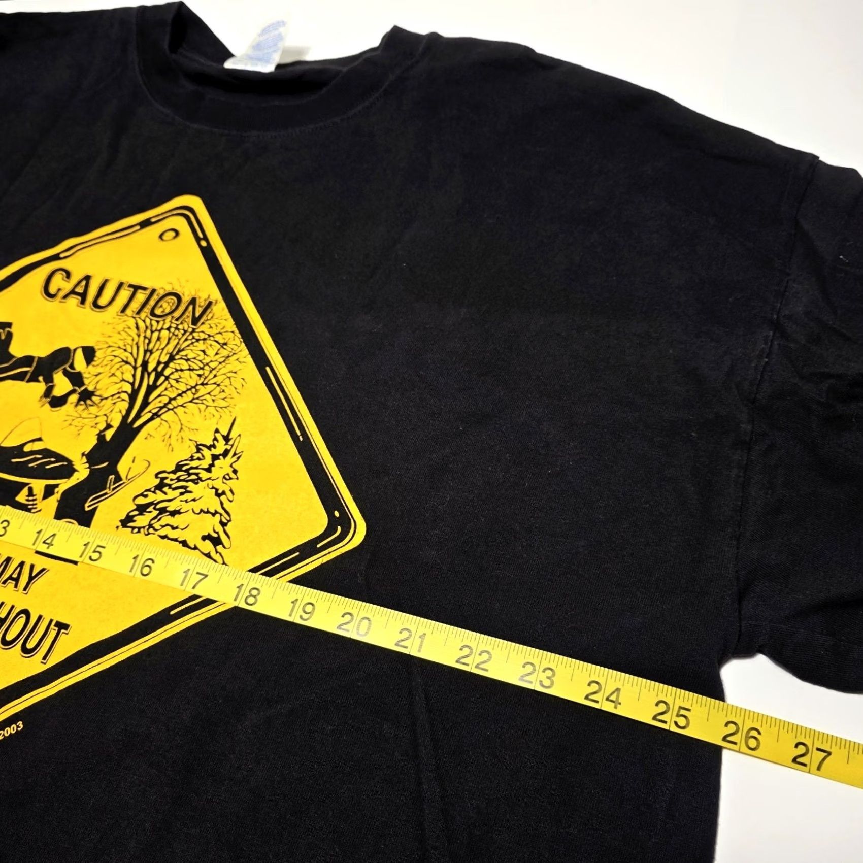 Gildan VINTAGE Foggys Lounge Steak Christmas Michigan Longsleeve T-Shirt Size 2XL 90's Mens Black Cotton Graphic Print Crew Neck 1990s Size US XXL / EU 58 / 5 - 7 Thumbnail