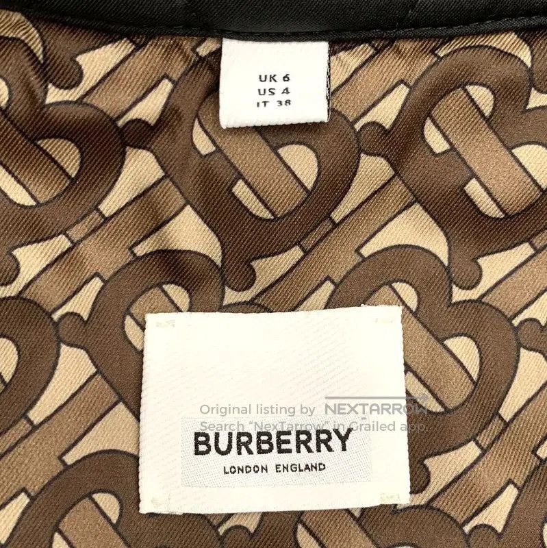 Burberry Burberry Black Cotton Women's Jacket. Size S / US 4 / IT 40 - 5 Thumbnail