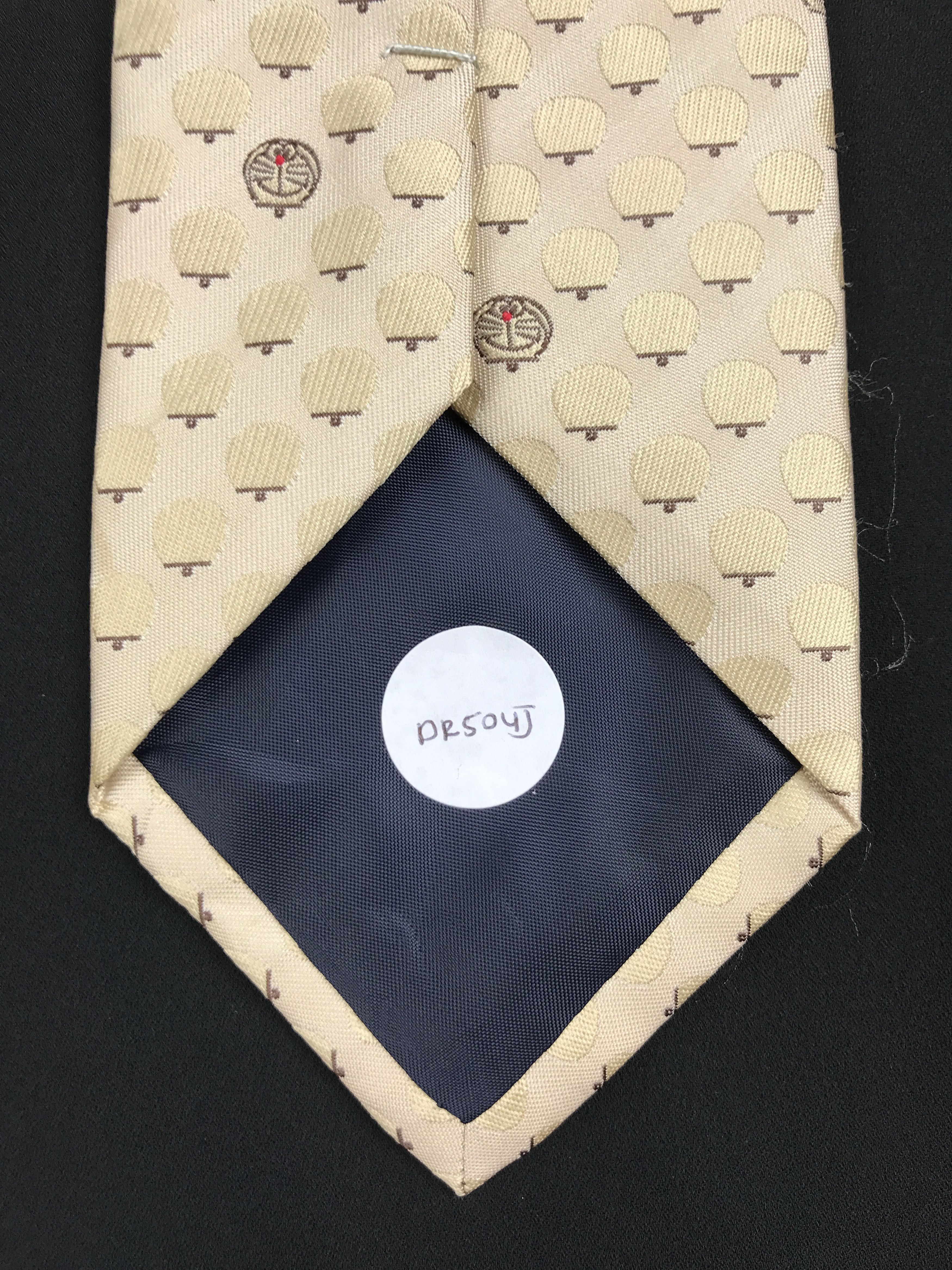 Designer × Vintage Vintage Doraemon Silk Necktie Size ONE SIZE - 9 Thumbnail