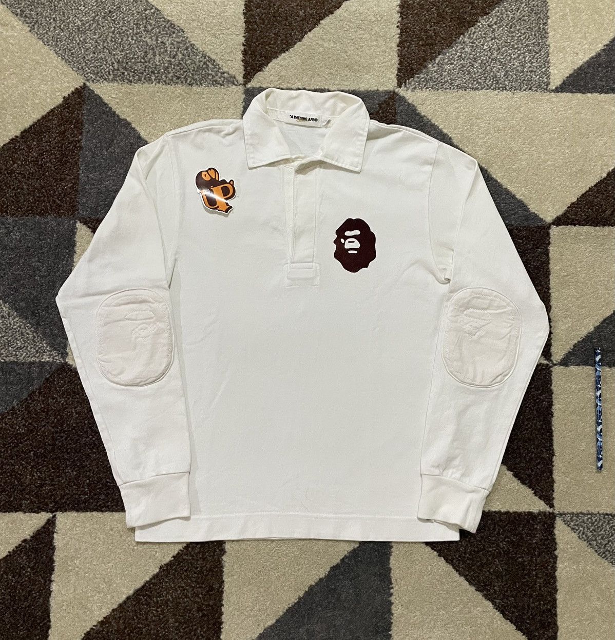 Bape Bape Rugby Polo Shirt Size US S / EU 44-46 / 1 - 1 Thumbnail