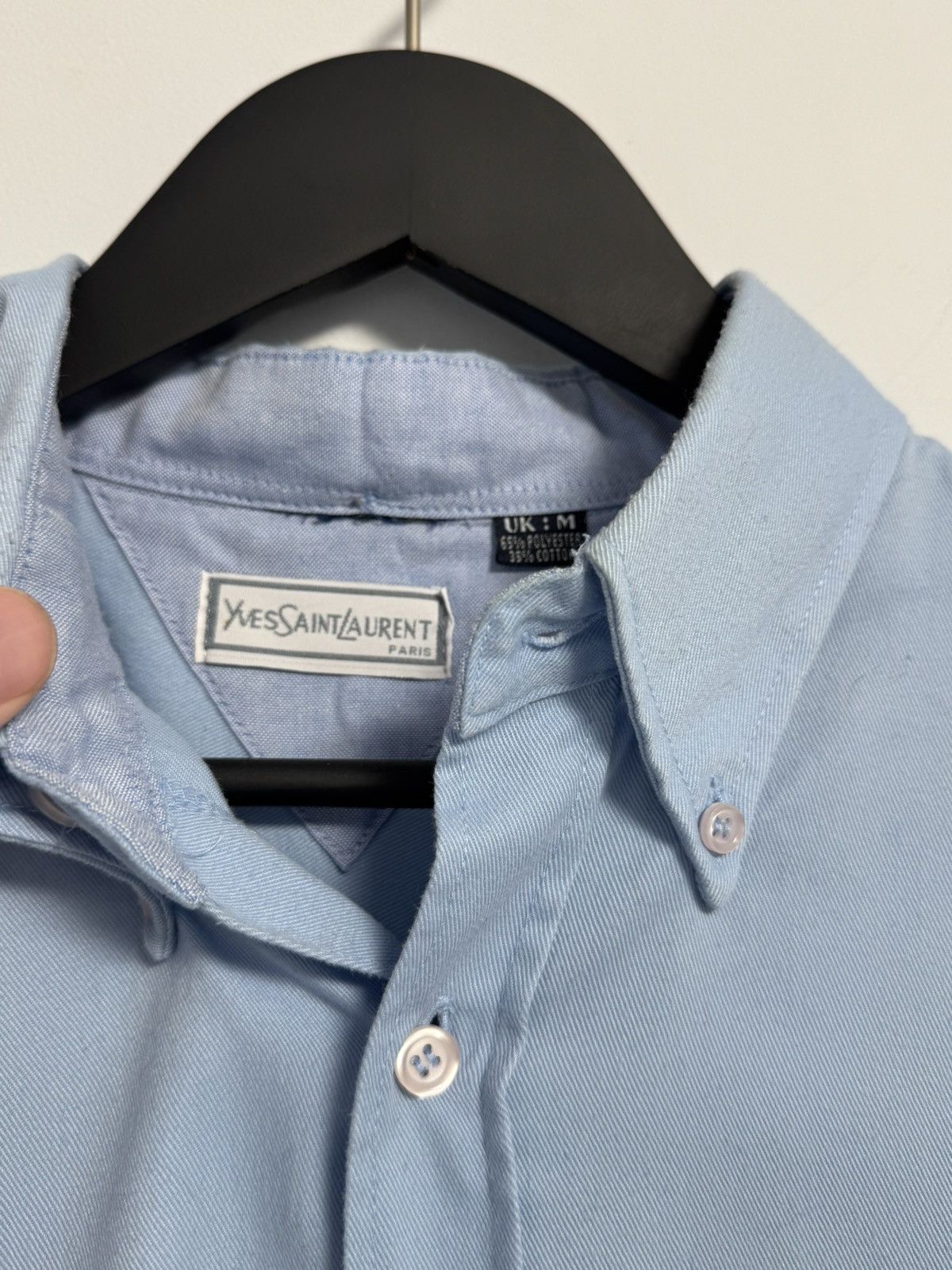 Yves Saint Laurent Yves Saint Laurent Button Up Shirt Luxury Size US M / EU 48-50 / 2 - 9 Thumbnail