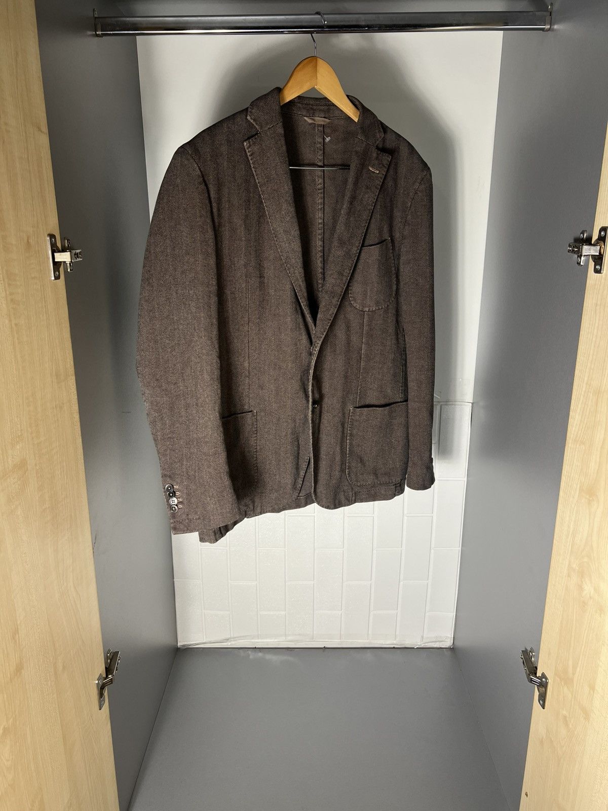 L.B.M. 1911 VINTAGE L.B.M 1911 LIMITED EDITION WOOL COAT SUIT DESIGNER Size 54R - 3 Thumbnail