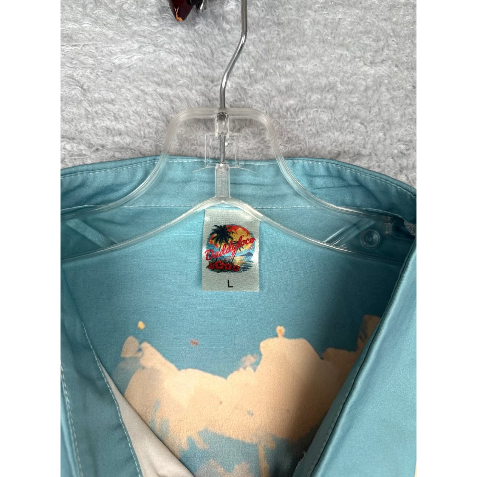 Vintage Fxxk It, I'm Retired Shirt Men Large Blue Hawaiian Cotton Blend Donkey Beach Shirt Button-Up Casual Hawaiian Floral short sleeve Mens L Blue Size US L / EU 52-54 / 3 - 7 Thumbnail