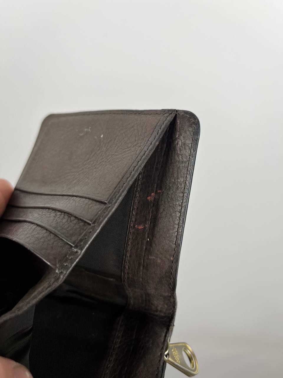 Mulberry Mulberry Leather French Purse Wallet Tree Logo Zip Around Size ONE SIZE - 5 Thumbnail