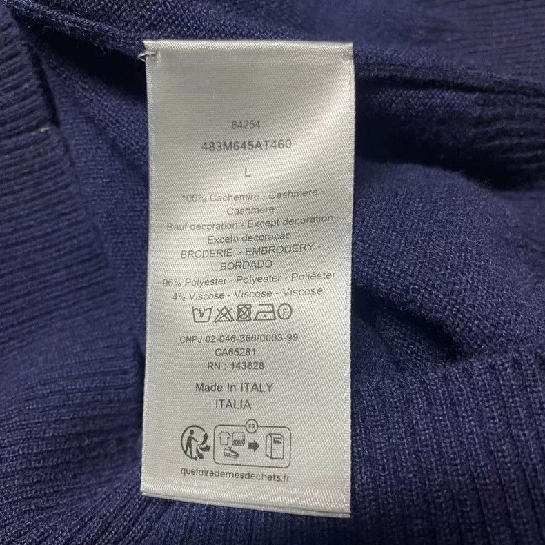 Dior Dior Long Sleeve Sweater with Animal Pattern-2505 Size US L / EU 52-54 / 3 - 4 Thumbnail