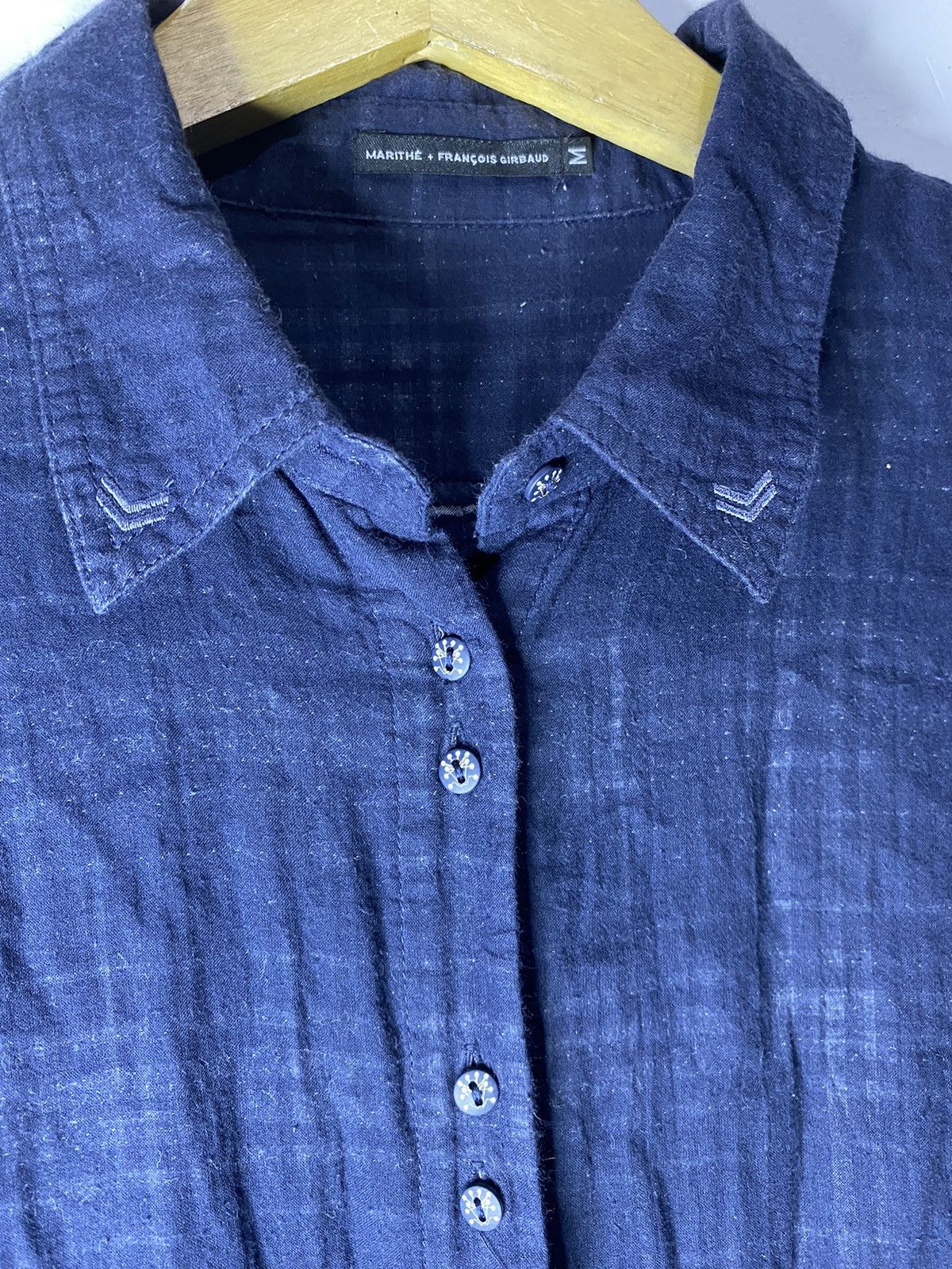 Japanese Brand × Marithe + Francois Girbaud Marithe Francois Girbaud long tartan button shirts Size US M / EU 48-50 / 2 - 9 Thumbnail
