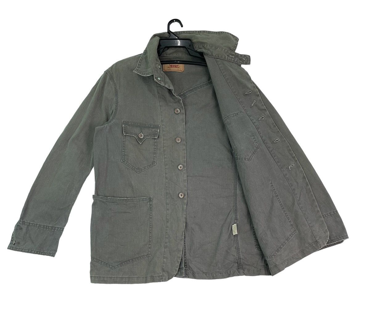 Levi's × Vintage Rare Levis workwear chore jacket button up Size US L / EU 52-54 / 3 - 4 Thumbnail