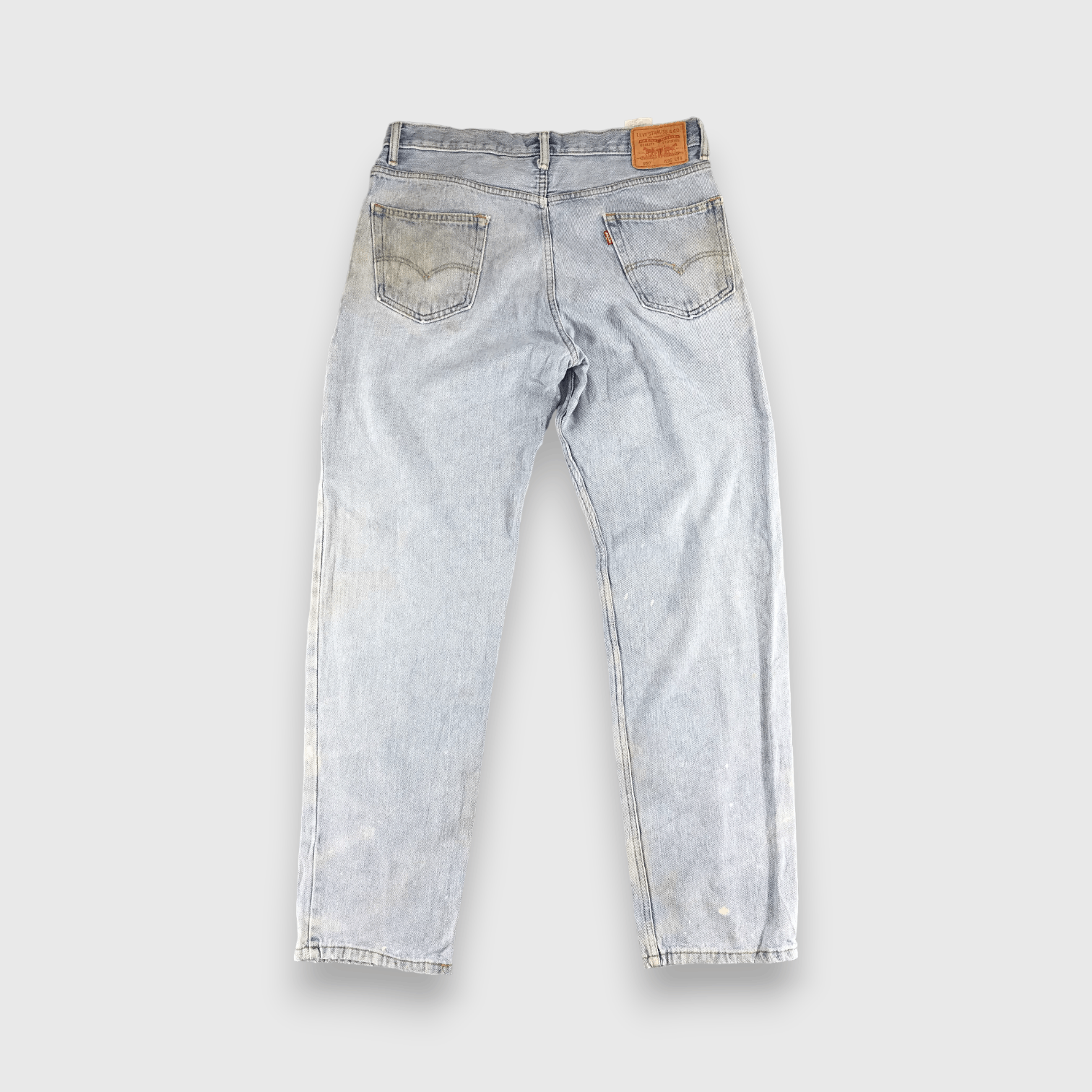 Levi's Vintage Levis 550 Jeans Dirty Faded Blue Denim -J543 Size US 36 / EU 52 - 2 Thumbnail