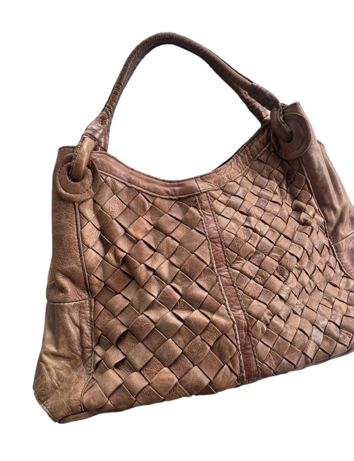 GOA GOA Woven Leather Tote Bag Size ONE SIZE - 2 Thumbnail